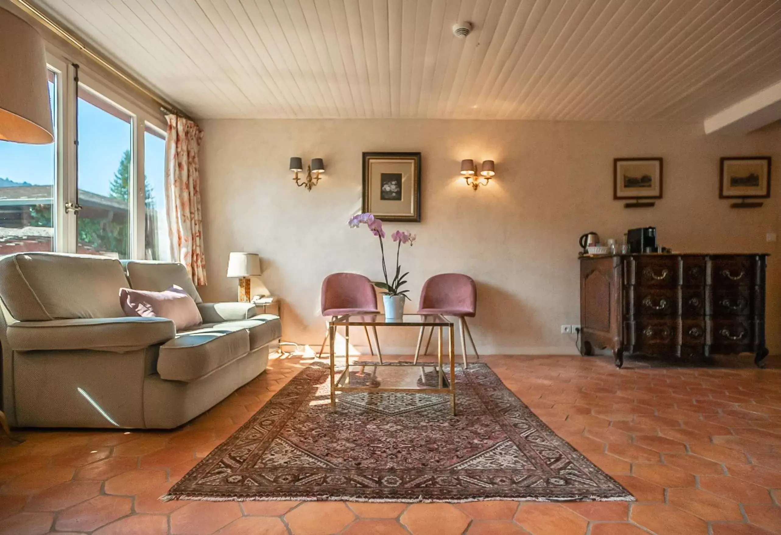 Living room, Seating Area in La Verniaz et ses Chalets