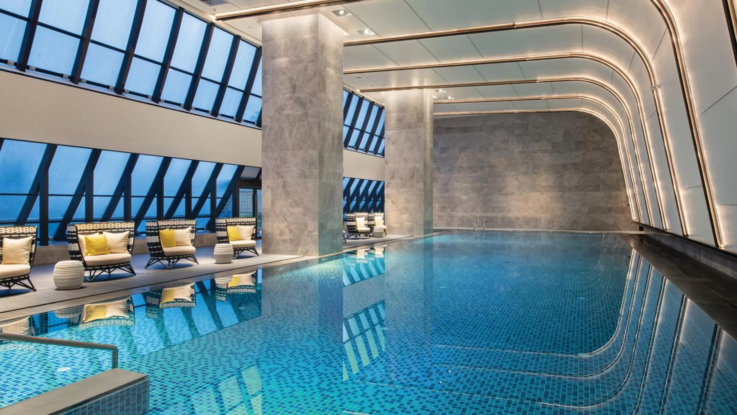 Swimming pool in Crowne Plaza Quanzhou Riverview by IHG
