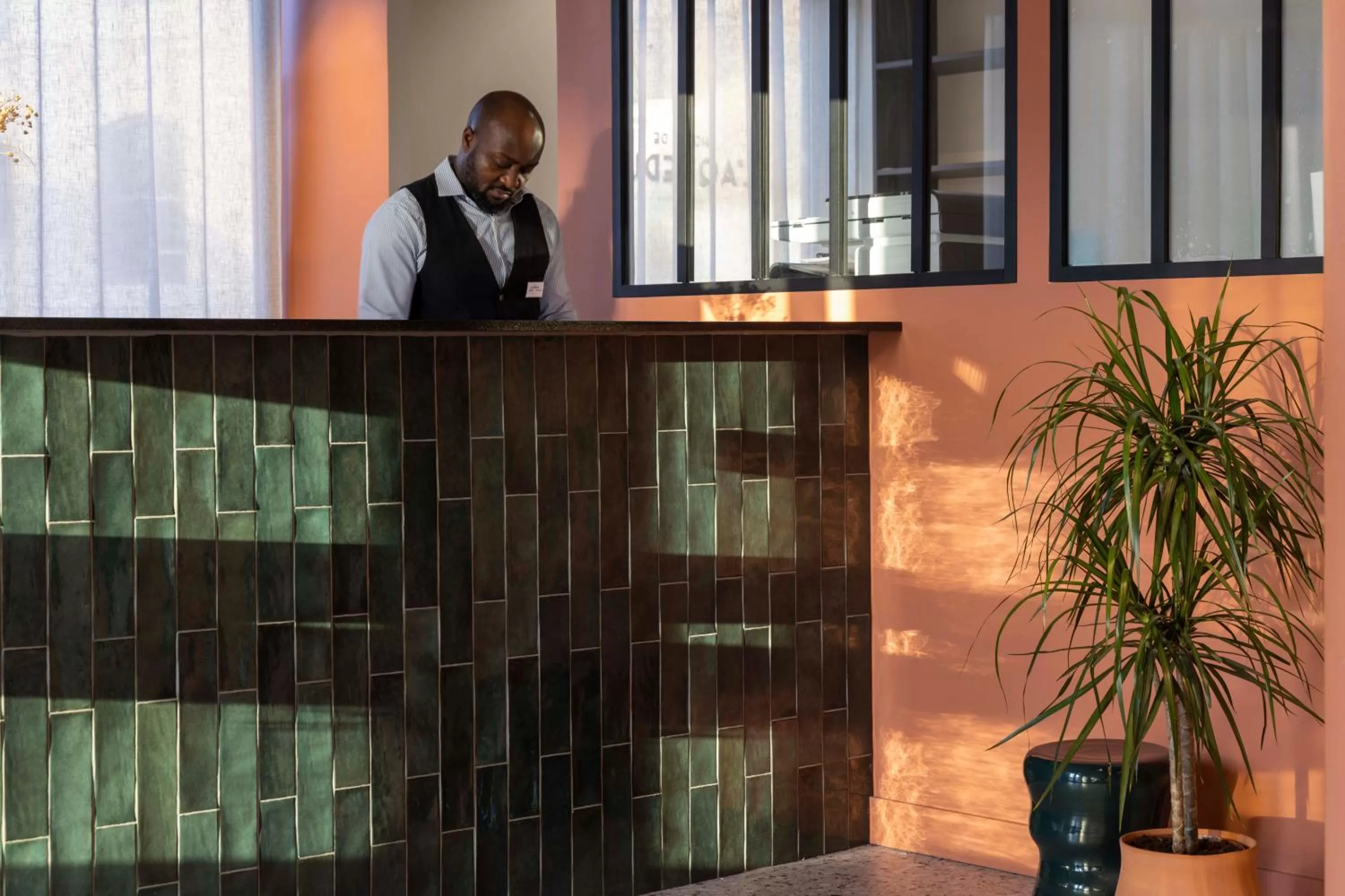Lobby or reception in Hotel de l'Aqueduc