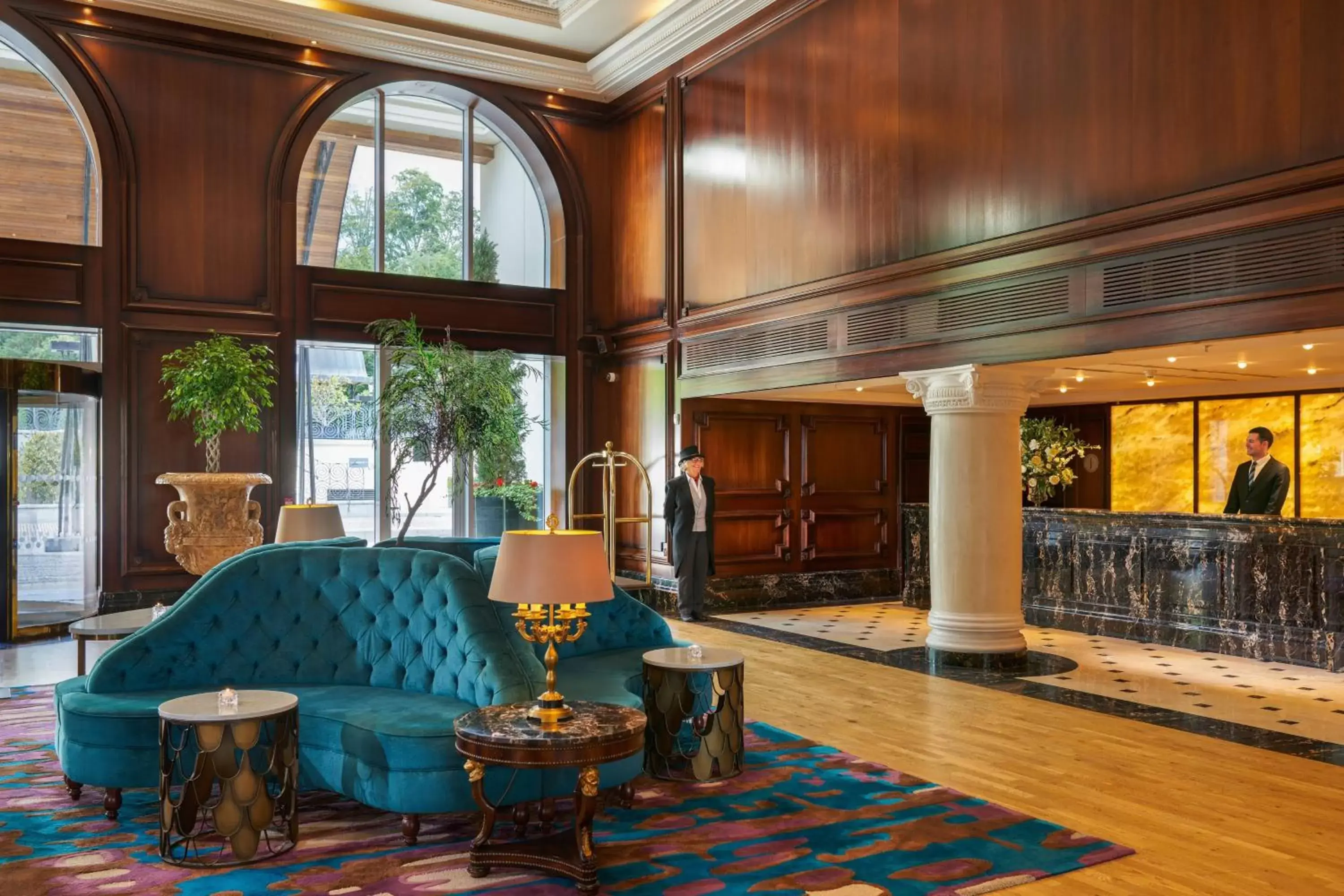 Property building, Lobby/Reception in Powerscourt Hotel, Autograph Collection