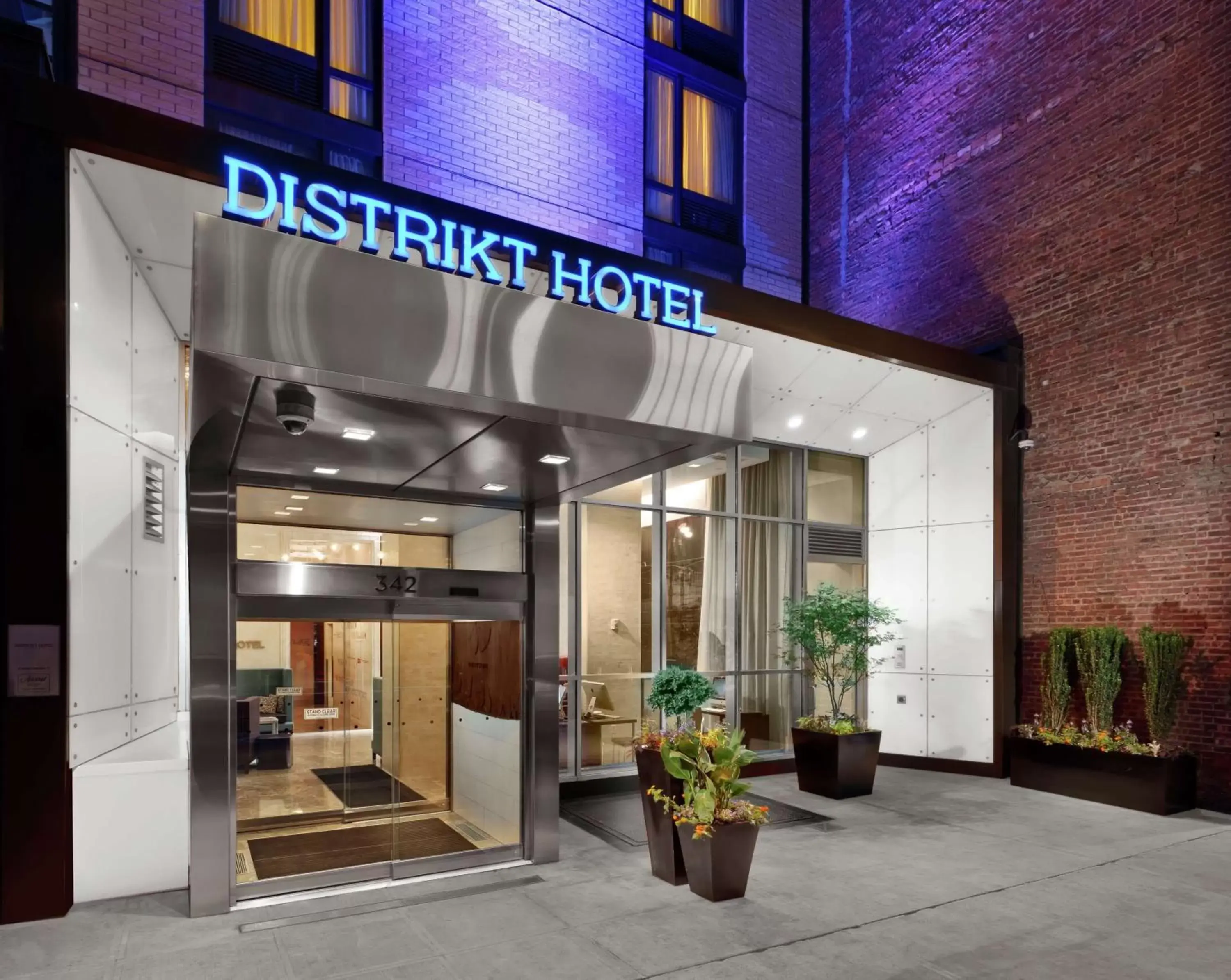 Property building in Distrikt Hotel New York City, Tapestry Collection by Hilton