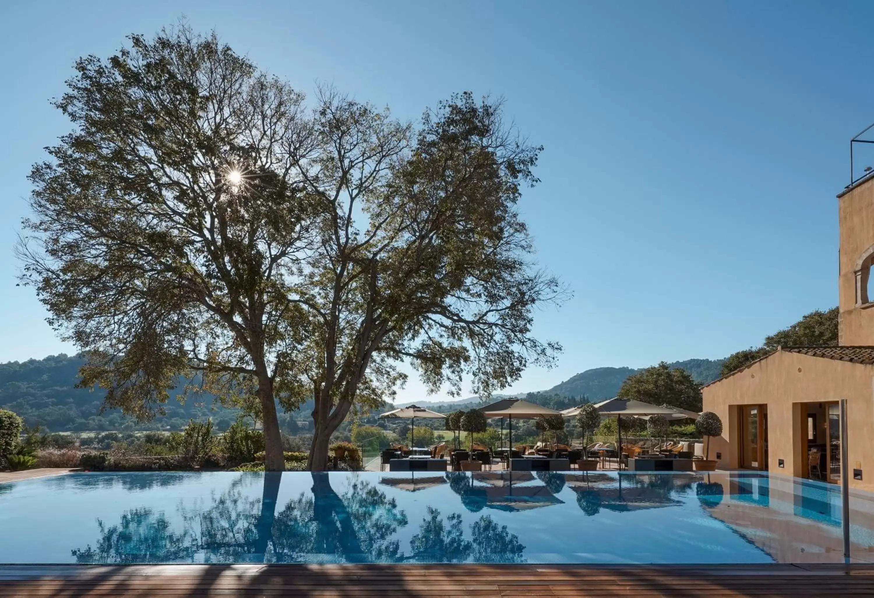 Swimming pool in Son Brull Hotel & Spa - Relais & Chateaux Swimming pool in Son Brull Hotel & Spa - Relais & Chateaux