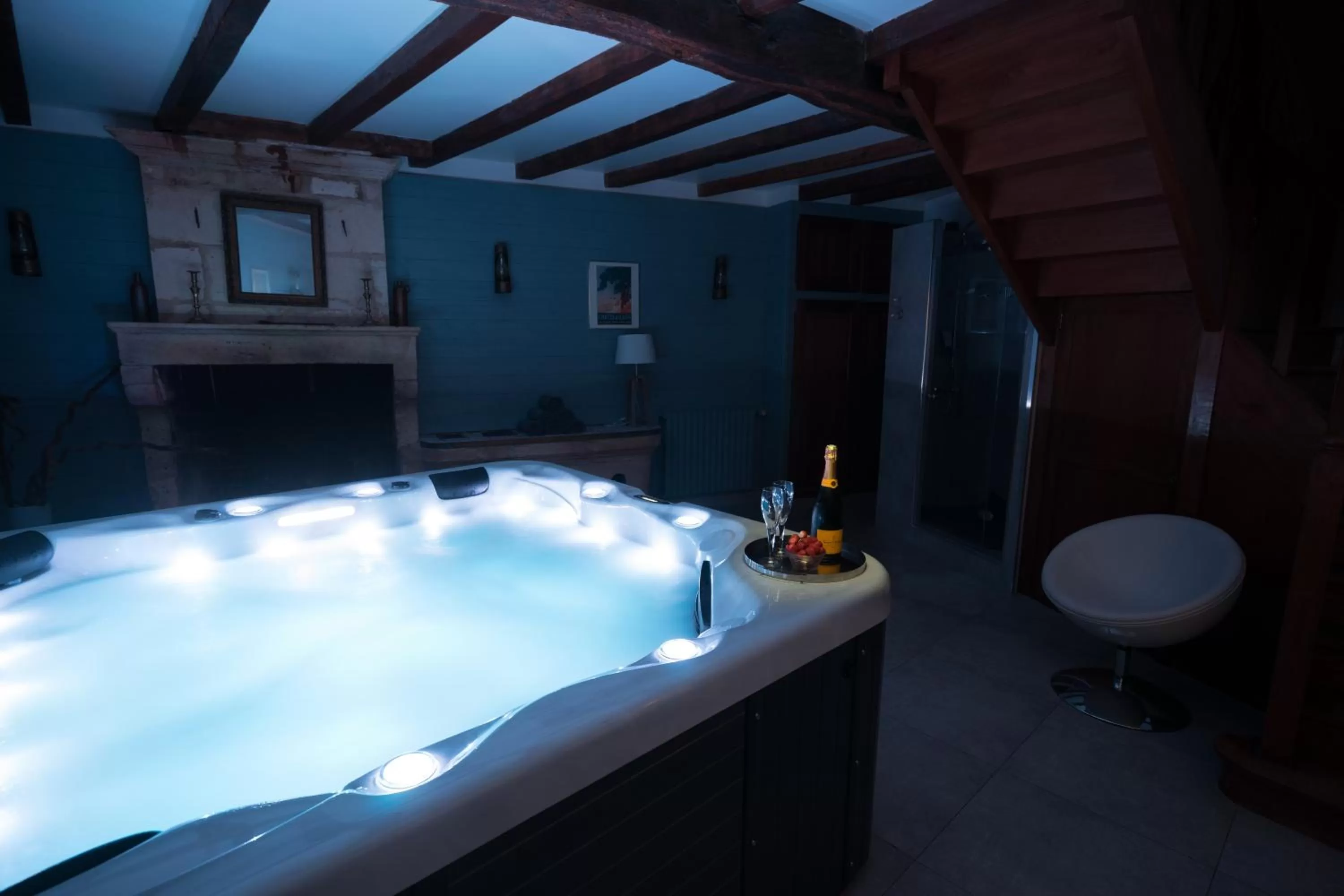 Hot Tub in La Tillaie SPA et Sauna