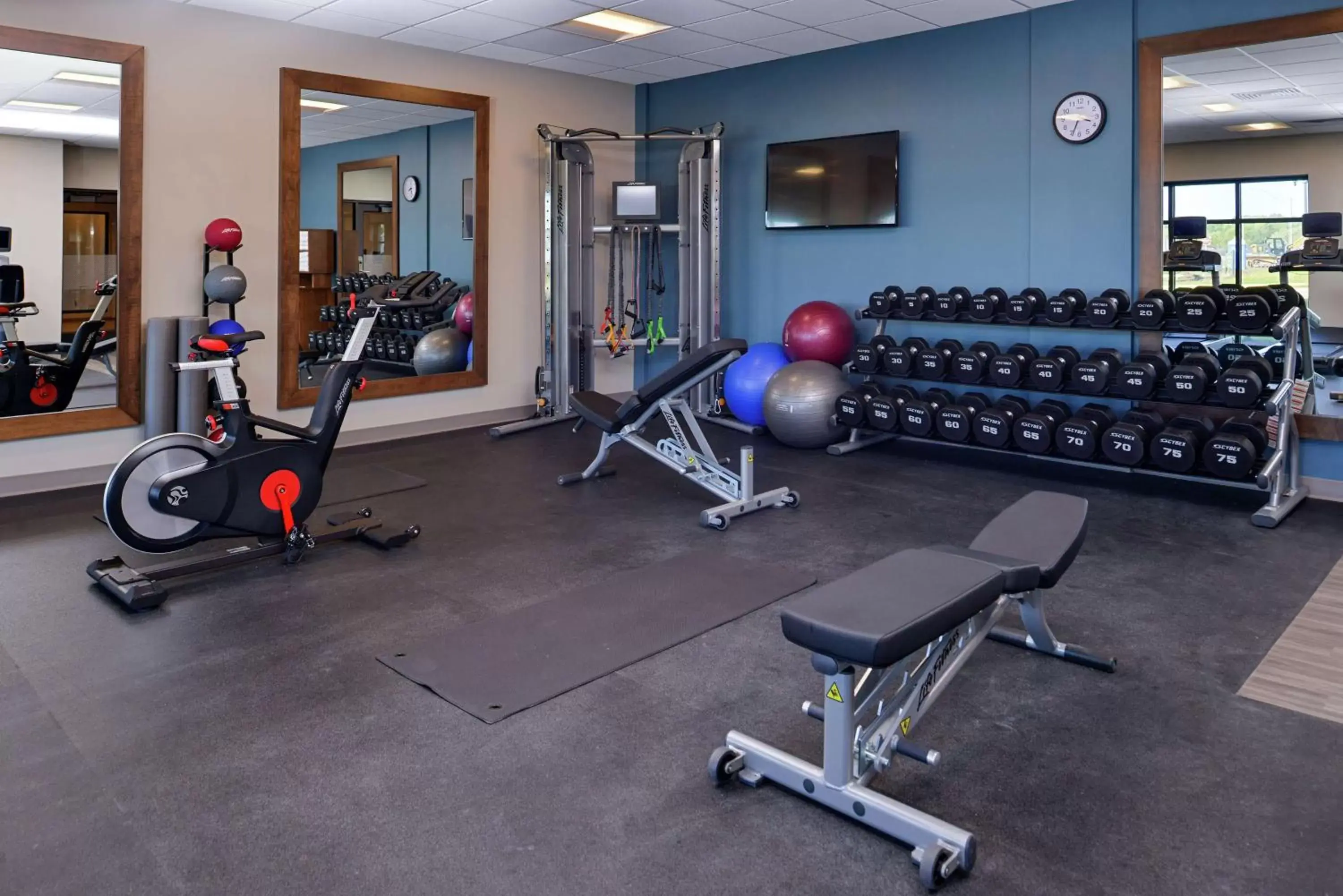 Fitness centre/facilities, Fitness Center/Facilities in Hampton Inn Cedar Falls Downtown, Ia