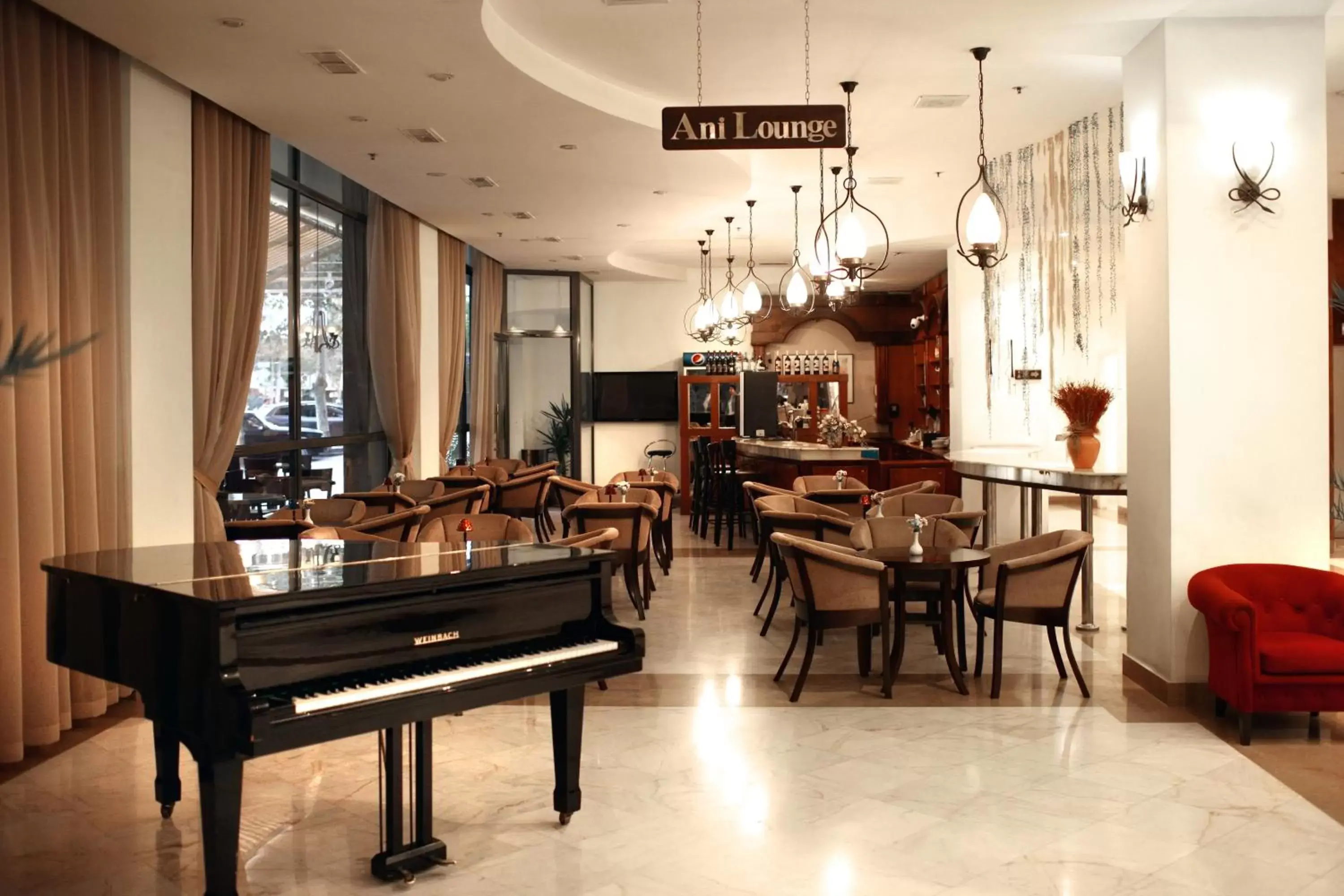 Lounge or bar, Restaurant/Places to Eat in Ani Plaza Hotel