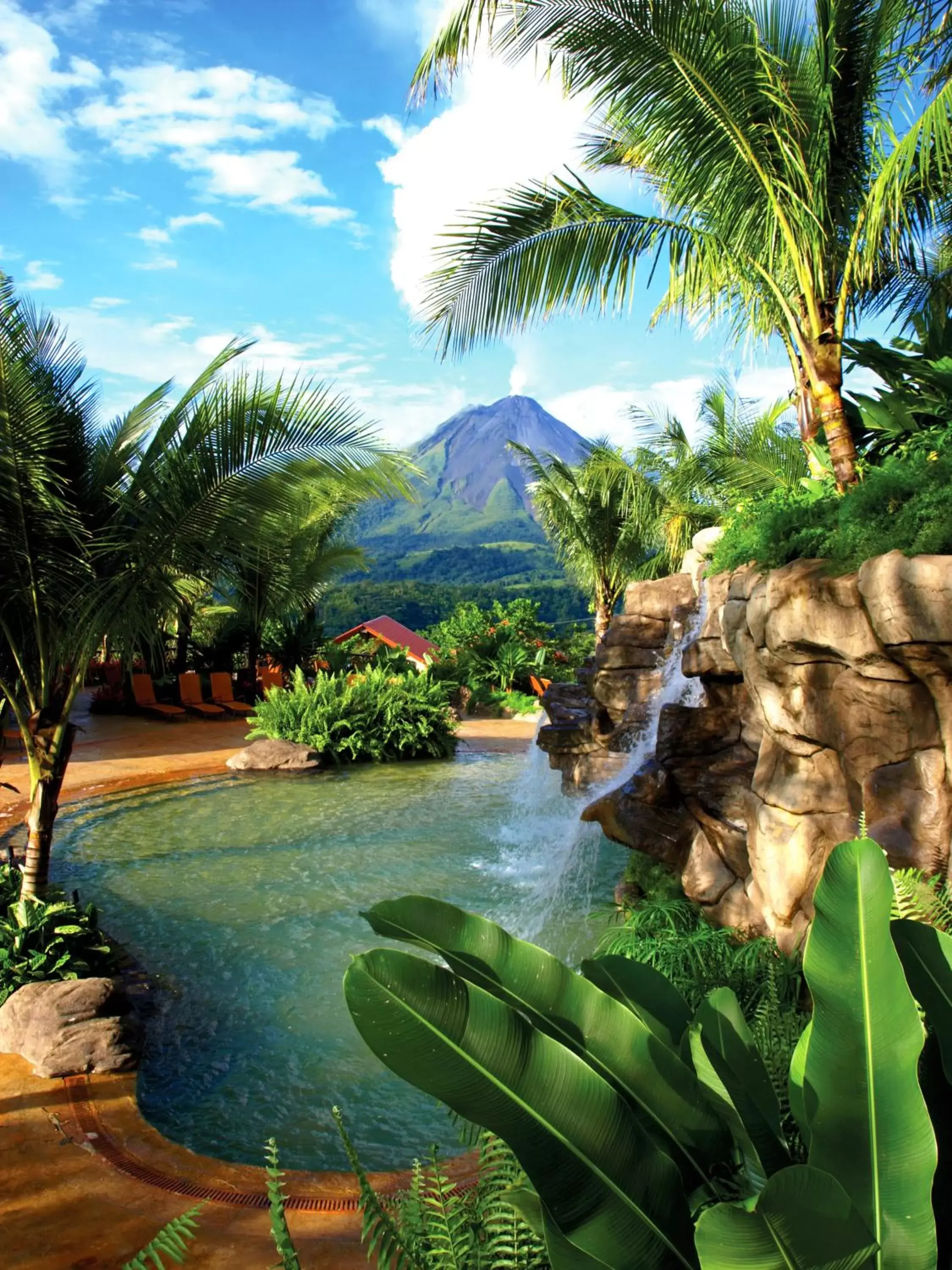 Hot Spring Bath, Garden in The Springs Resort & Spa at Arenal