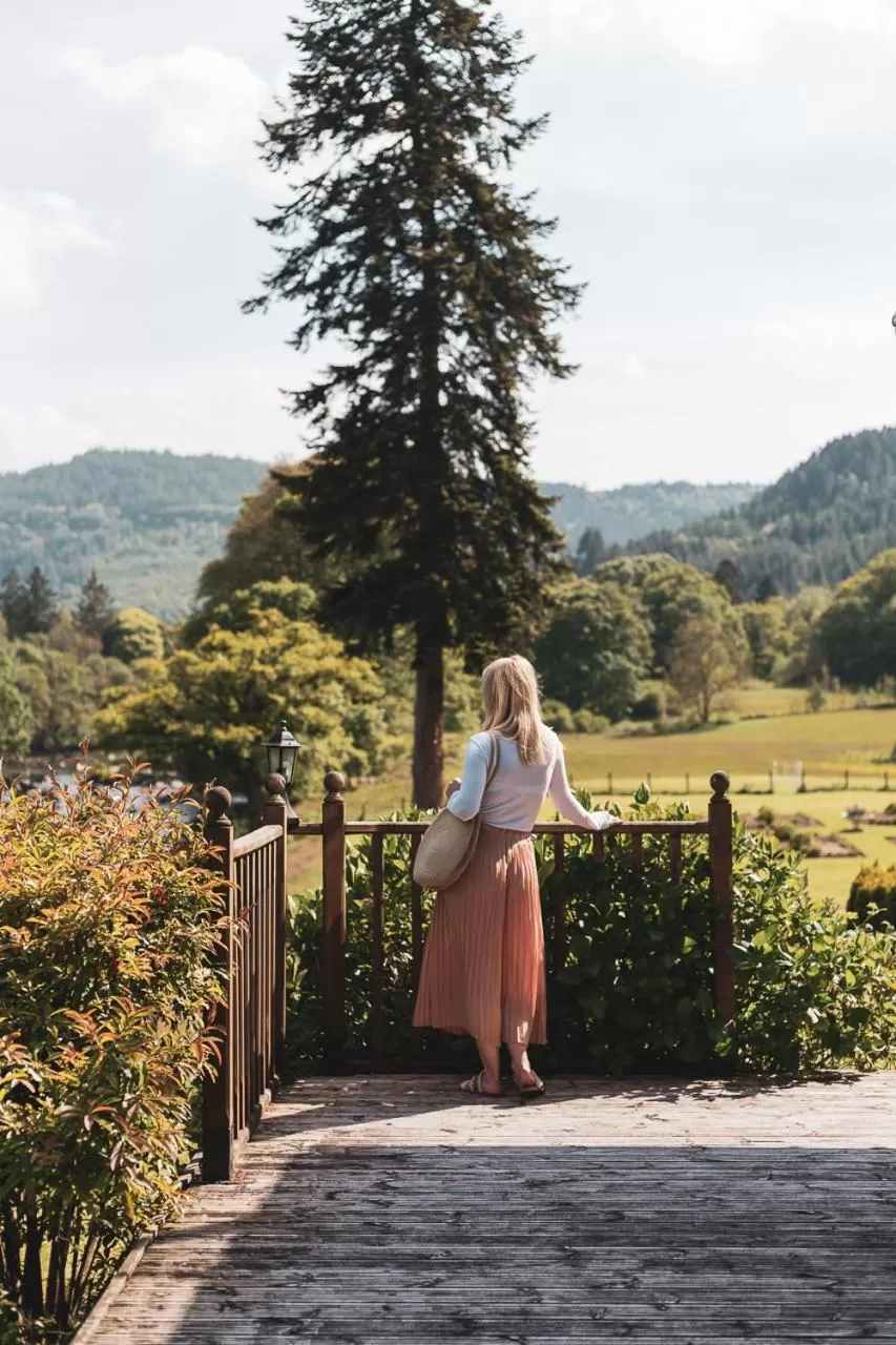 Garden in Craig-y-Dderwen Riverside Hotel