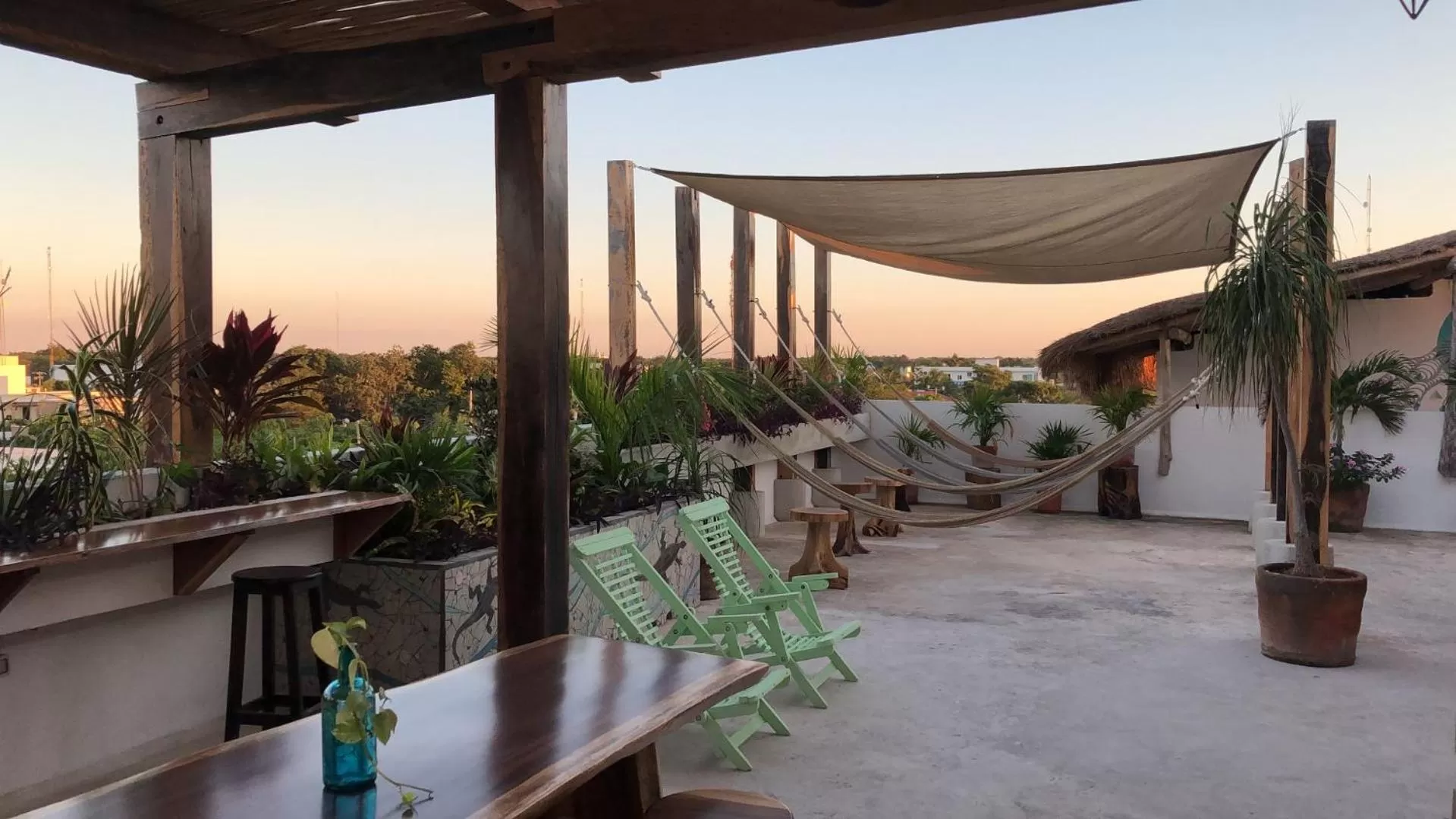 Balcony/Terrace in La Palmita Budget Boutique Hotel