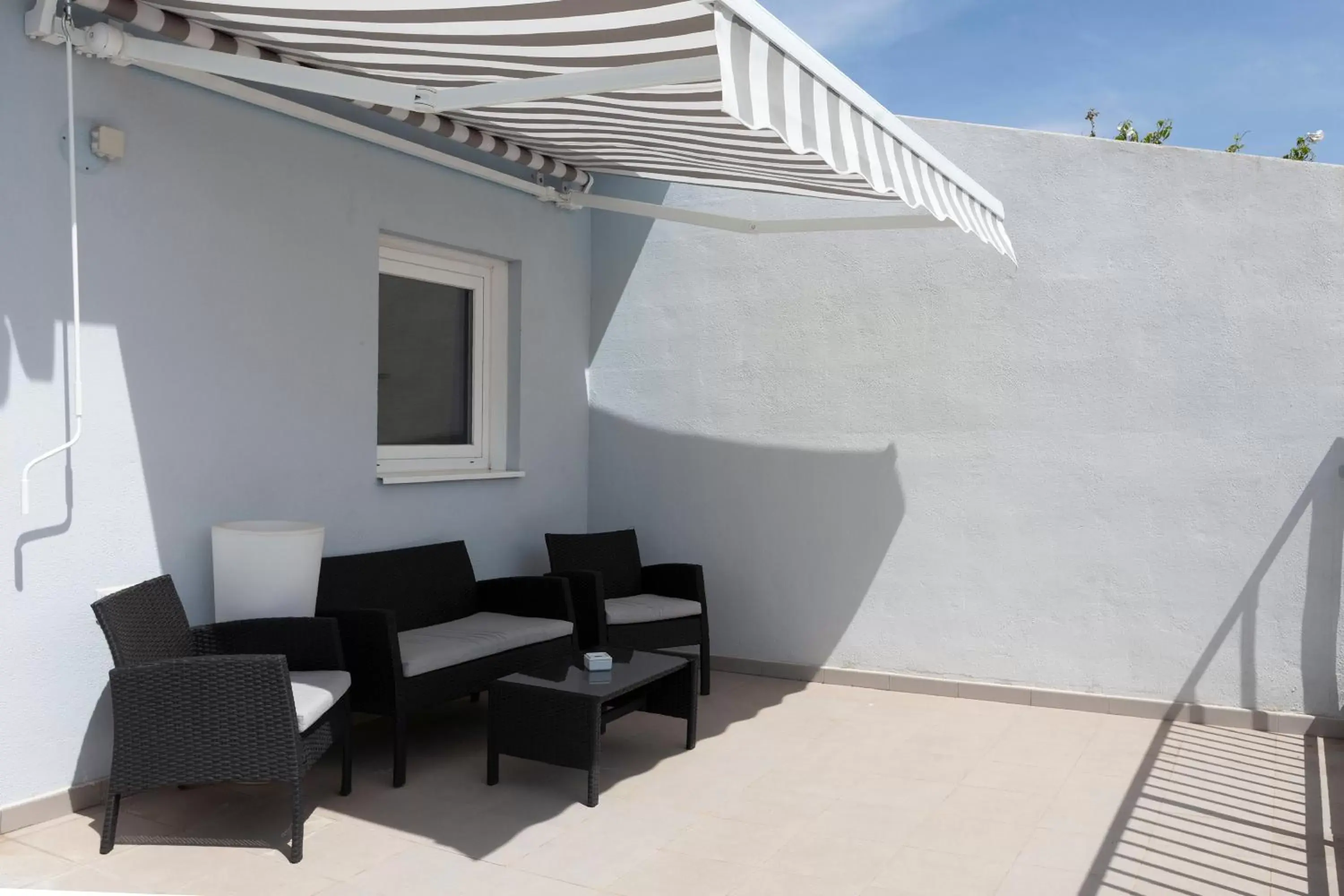 Balcony/Terrace in Hotel Olympia Universidades