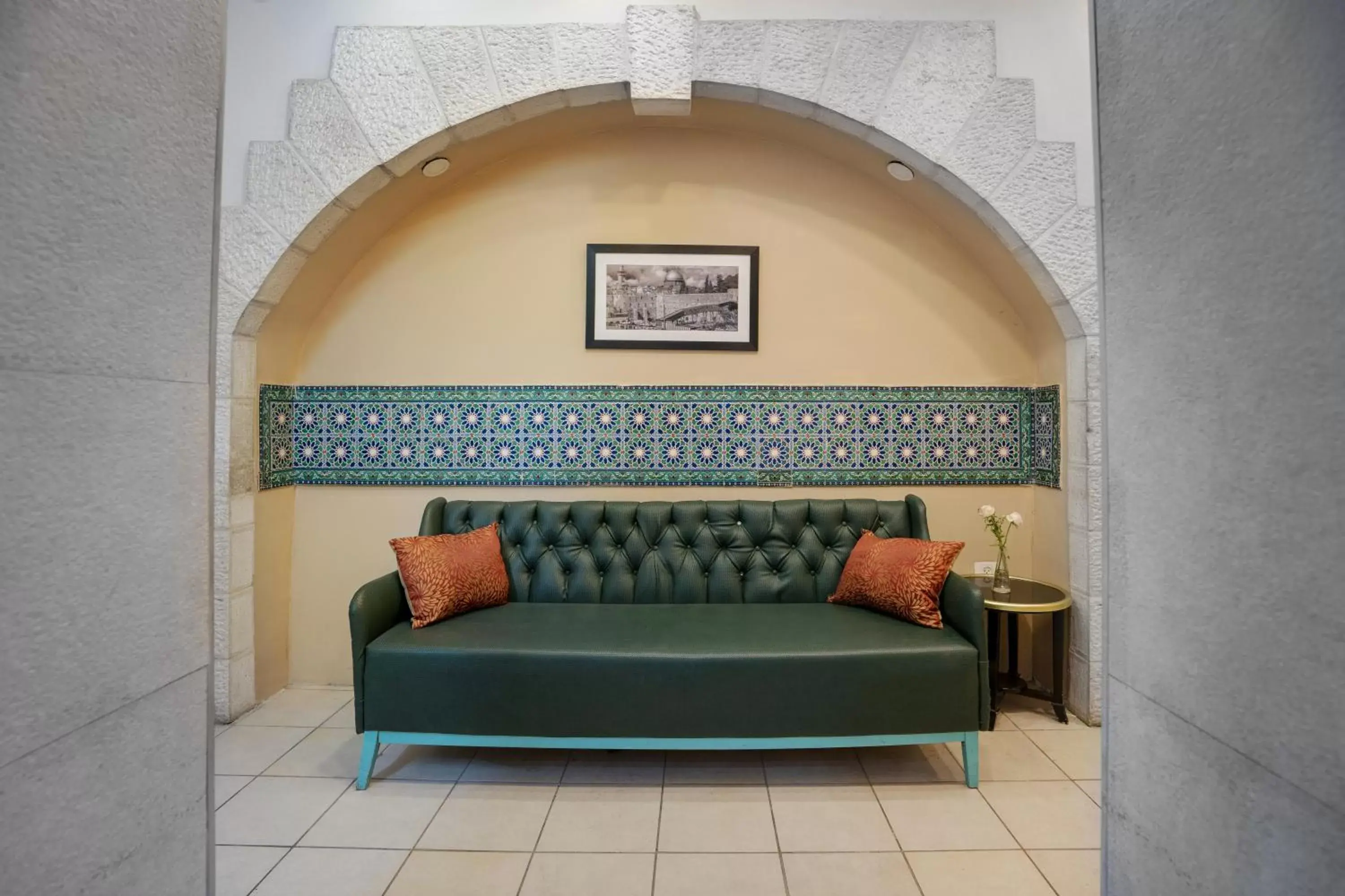 Seating Area in The Sephardic House Hotel in The Jewish Quarter