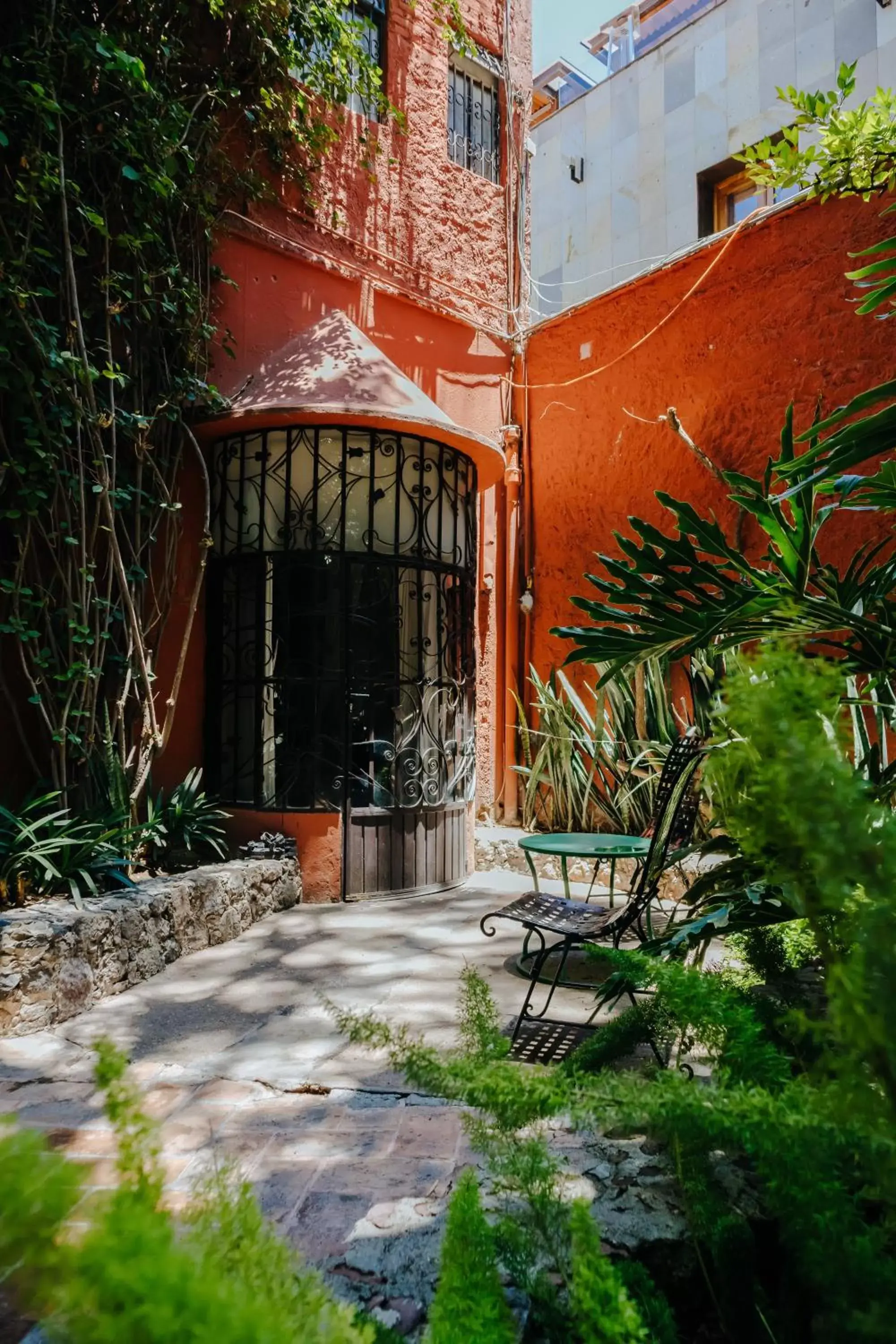 Patio, Property Building in Casa Luna Hotel Boutique