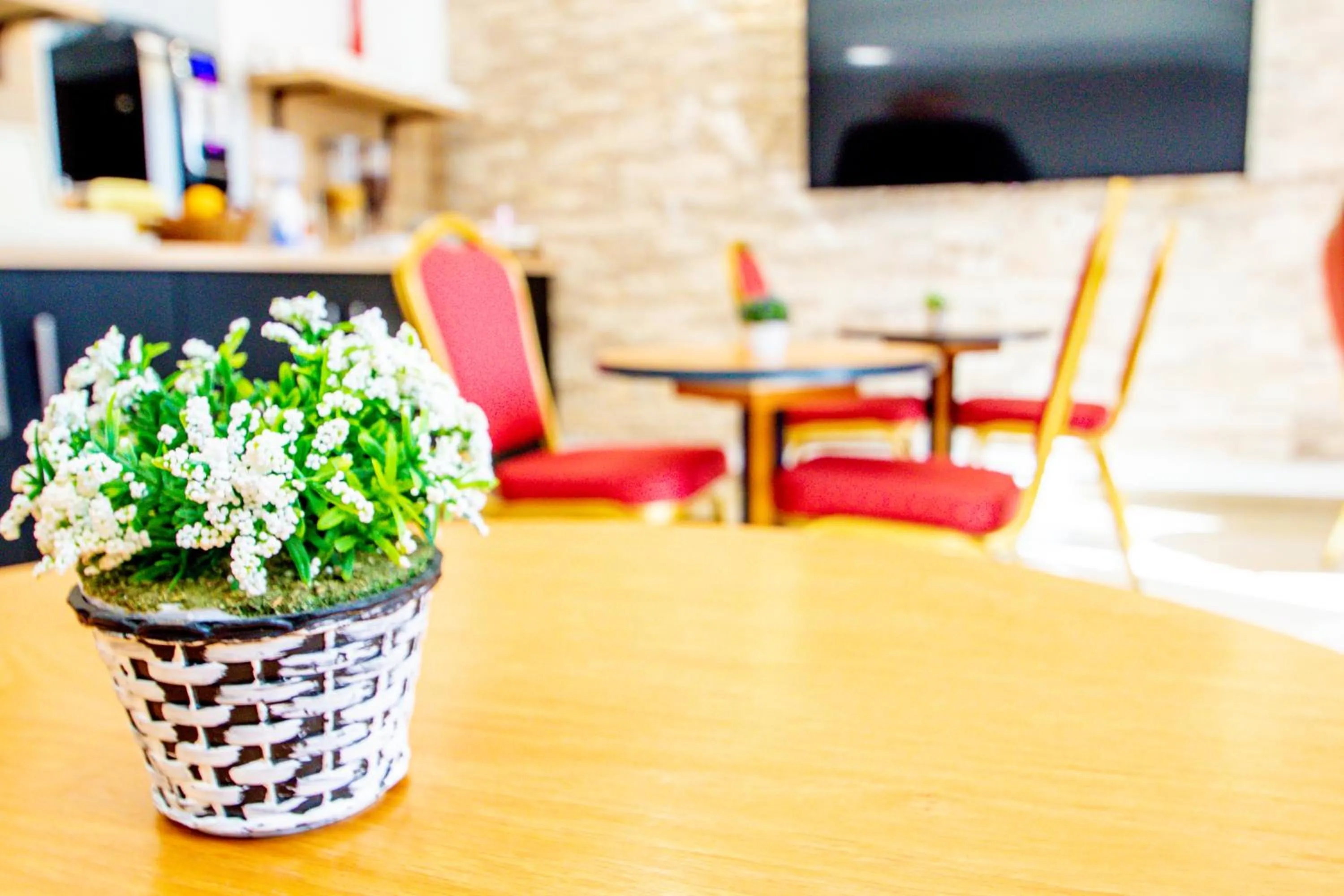 Communal lounge/ TV room in Hôtel Parisien