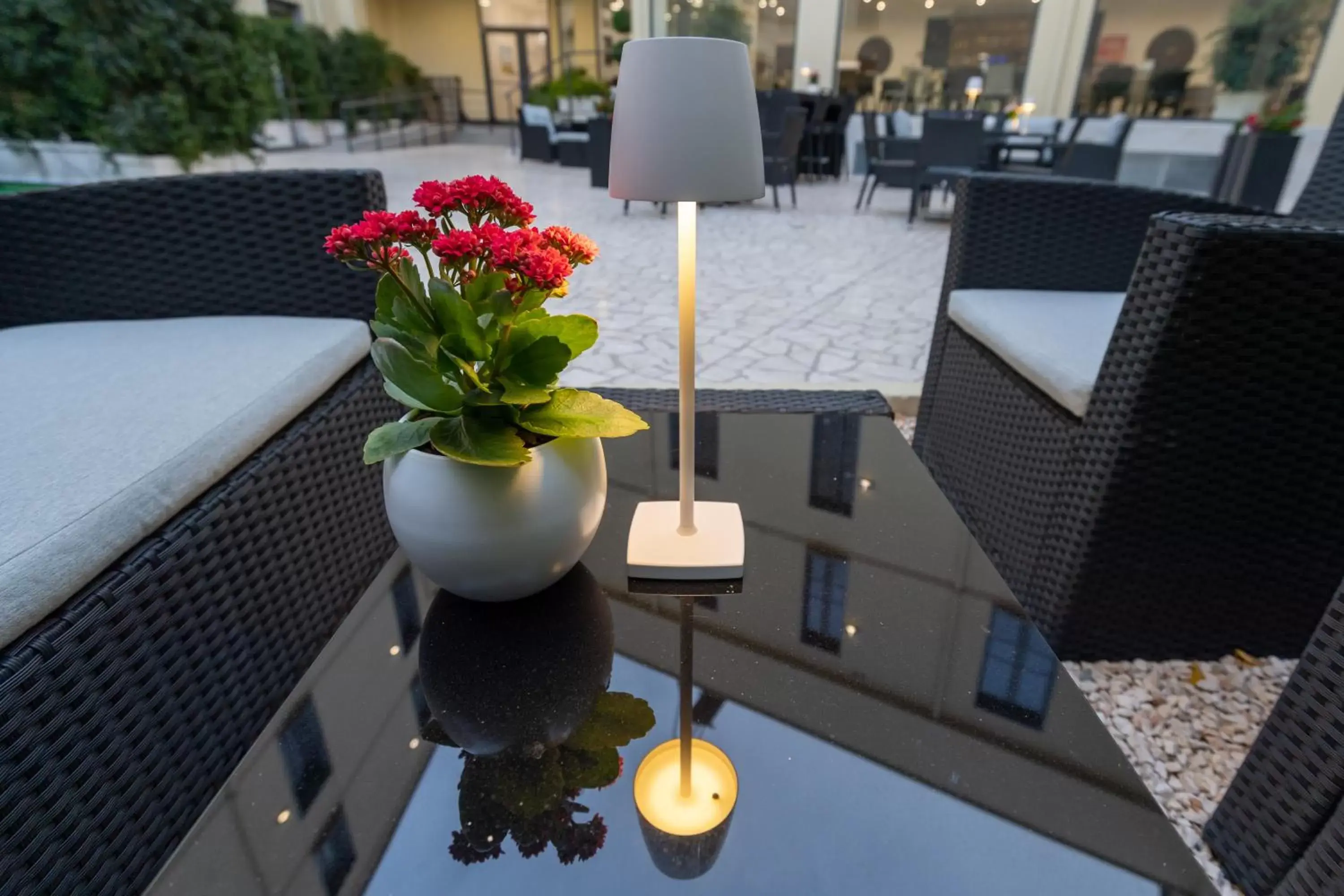 Inner courtyard view in Hotel Auditorium