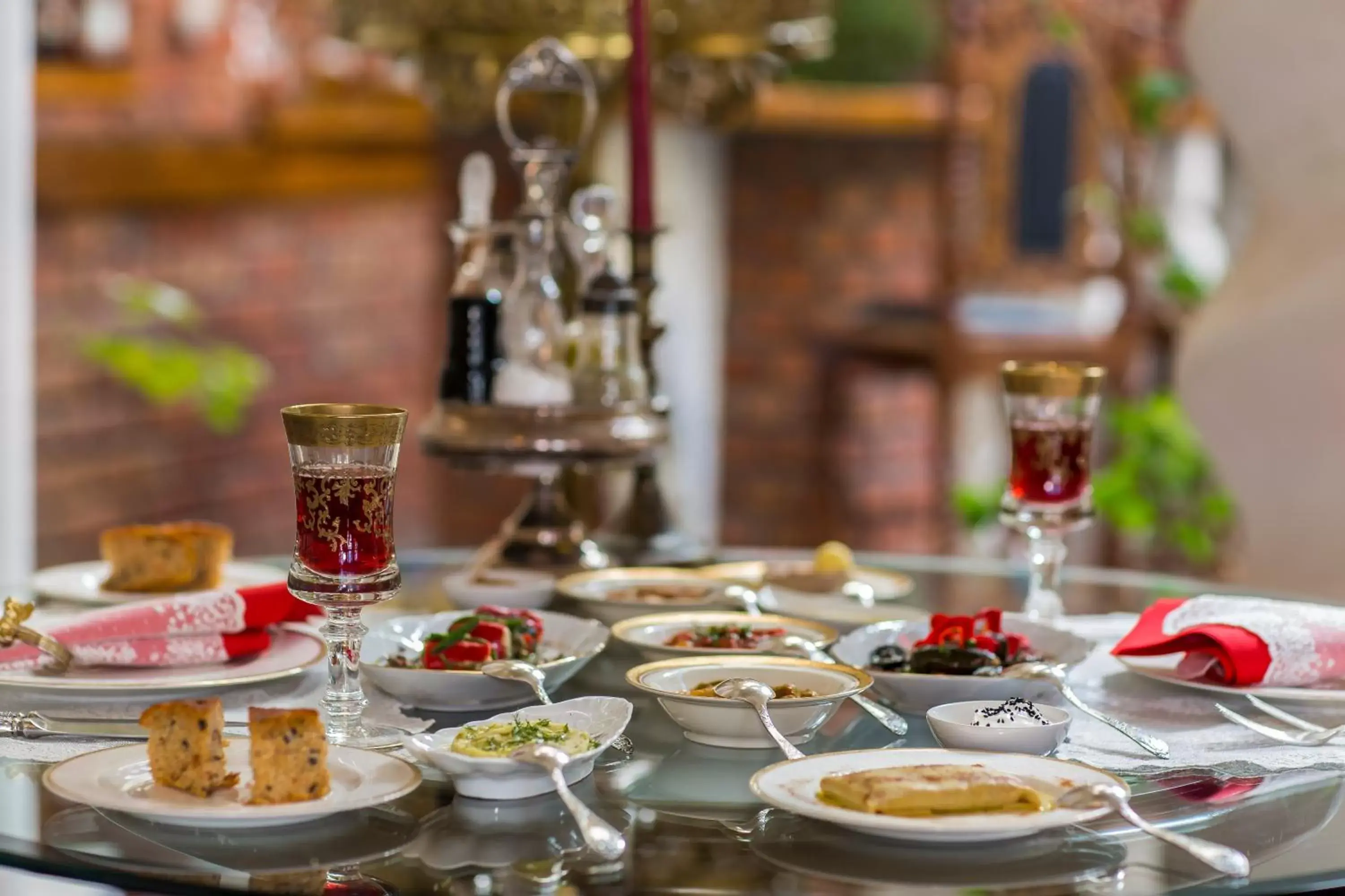 Food close-up in Sacred House