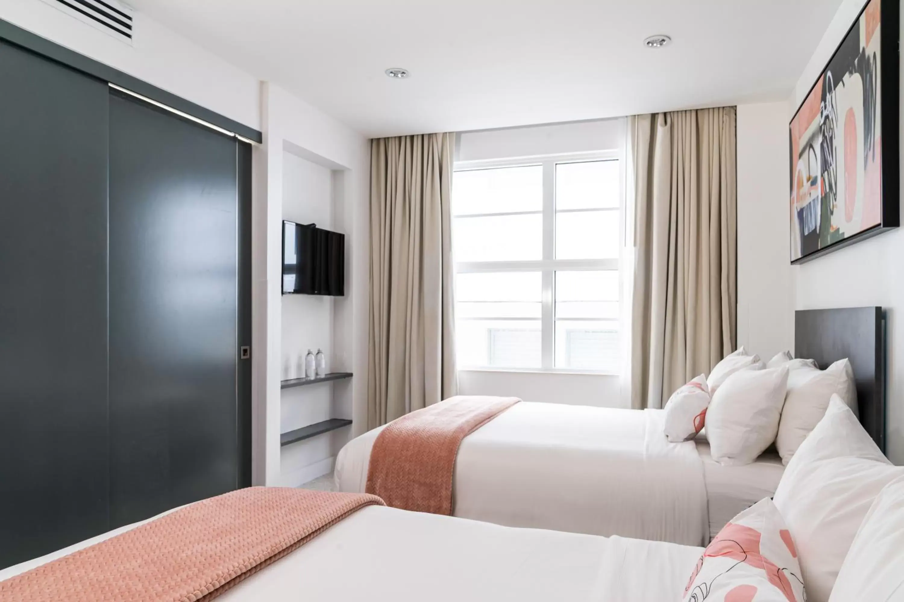 Bed in Clevelander Hotel Bed in Clevelander Hotel