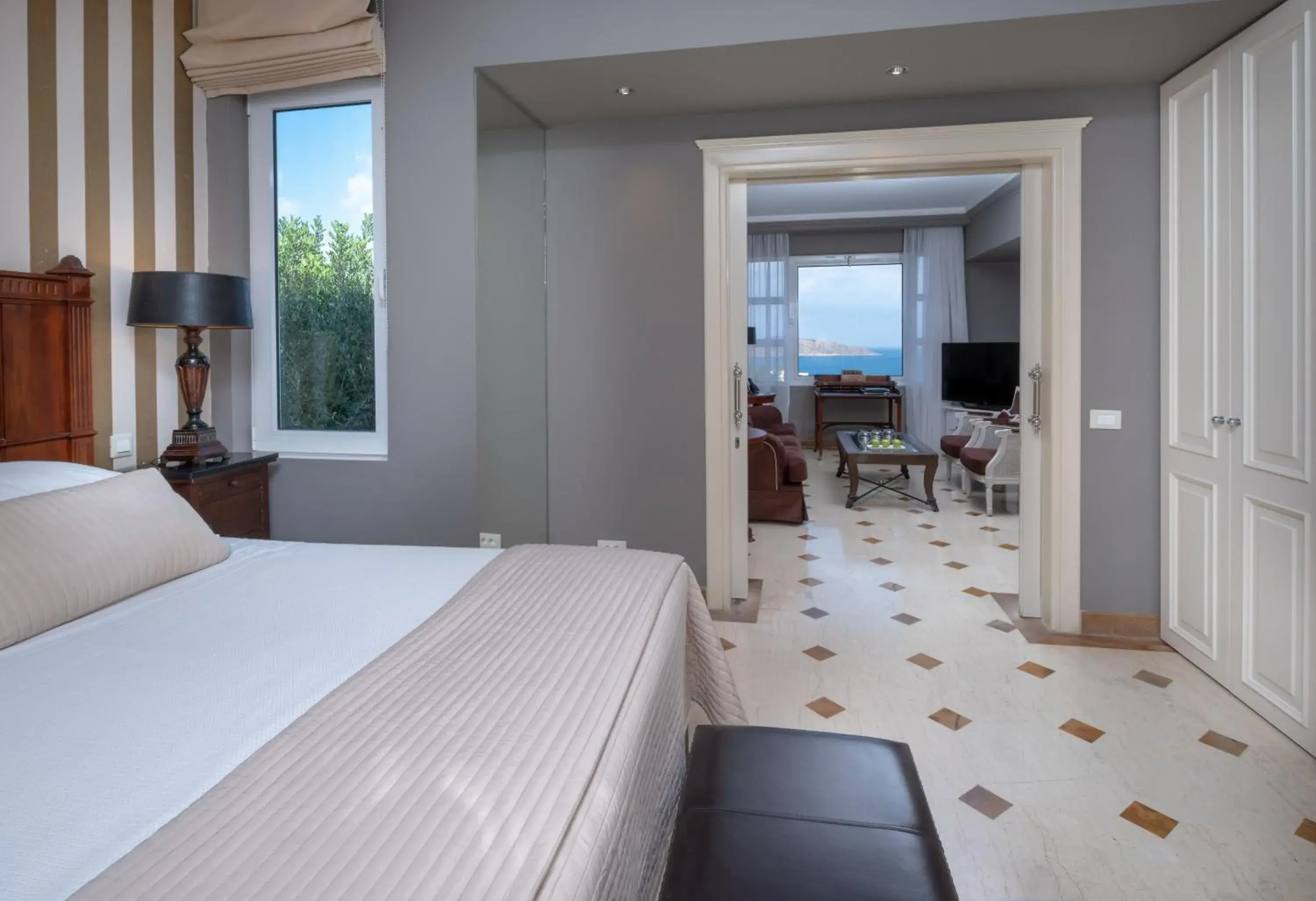 One Bedroom Deluxe Suite, Sea View in Elounda Gulf Villas by Sandglass