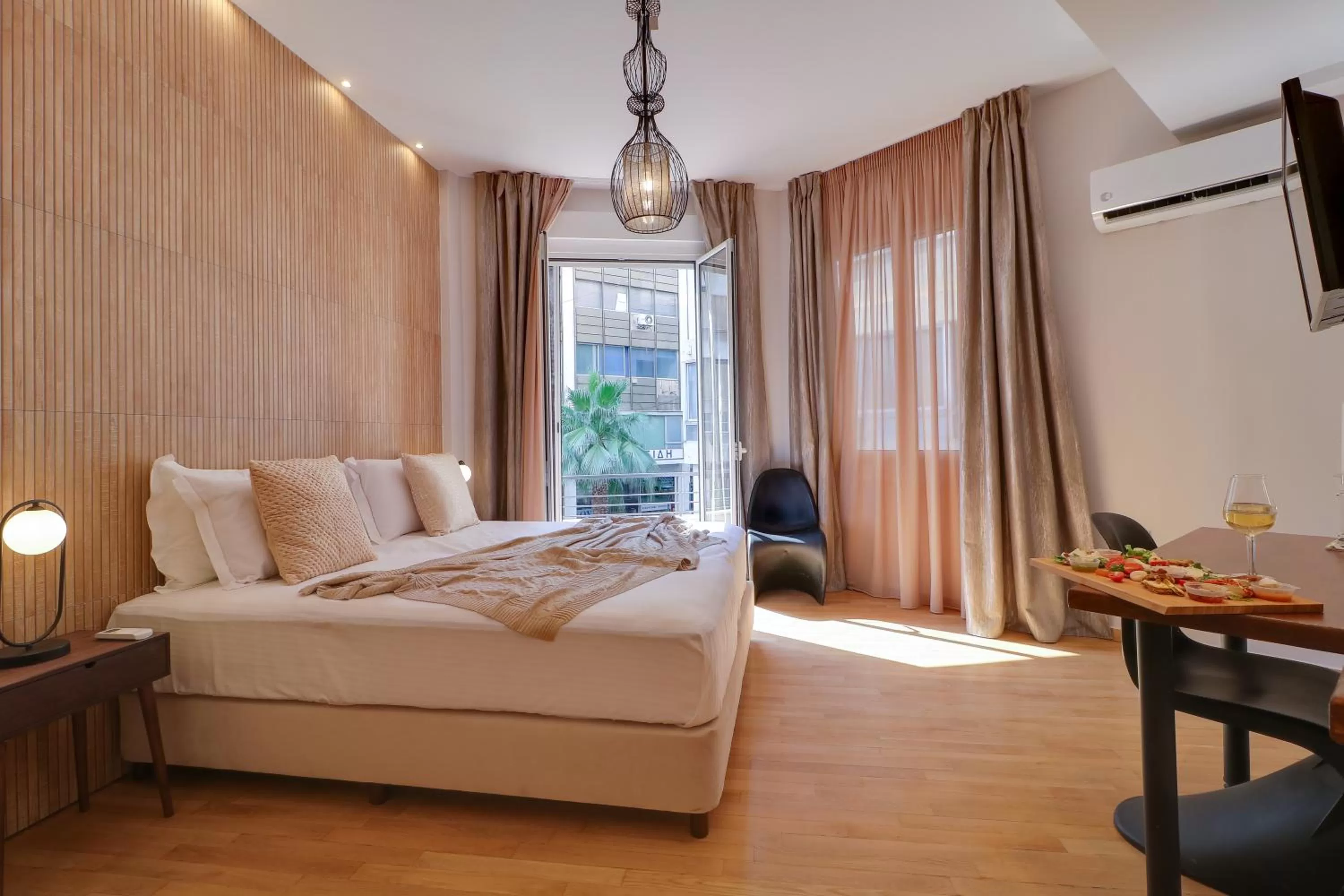 View (from property/room), Bed in AthINN Residence