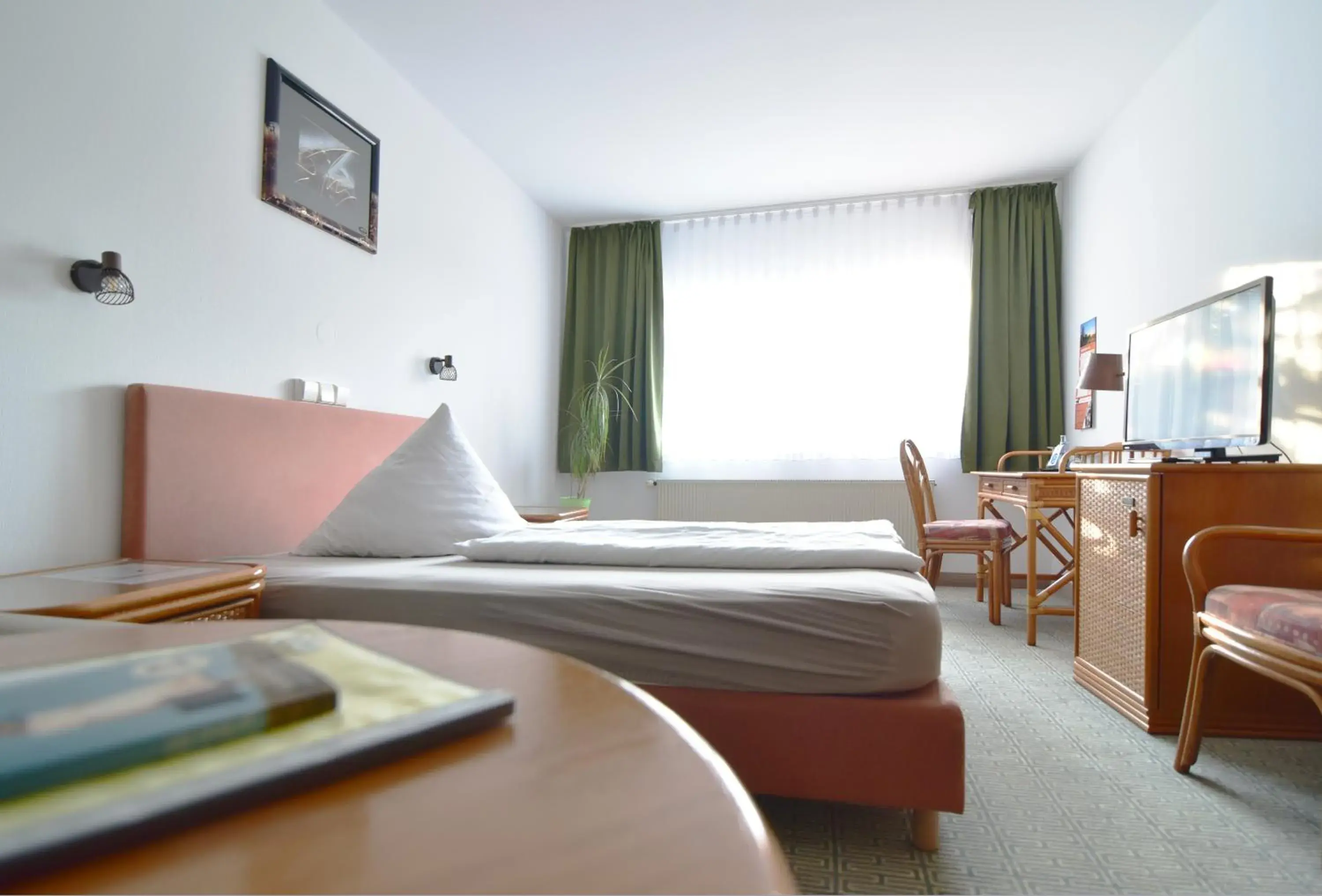 Photo of the whole room, Bed in Land-gut-Hotel Schenkenberger Hof