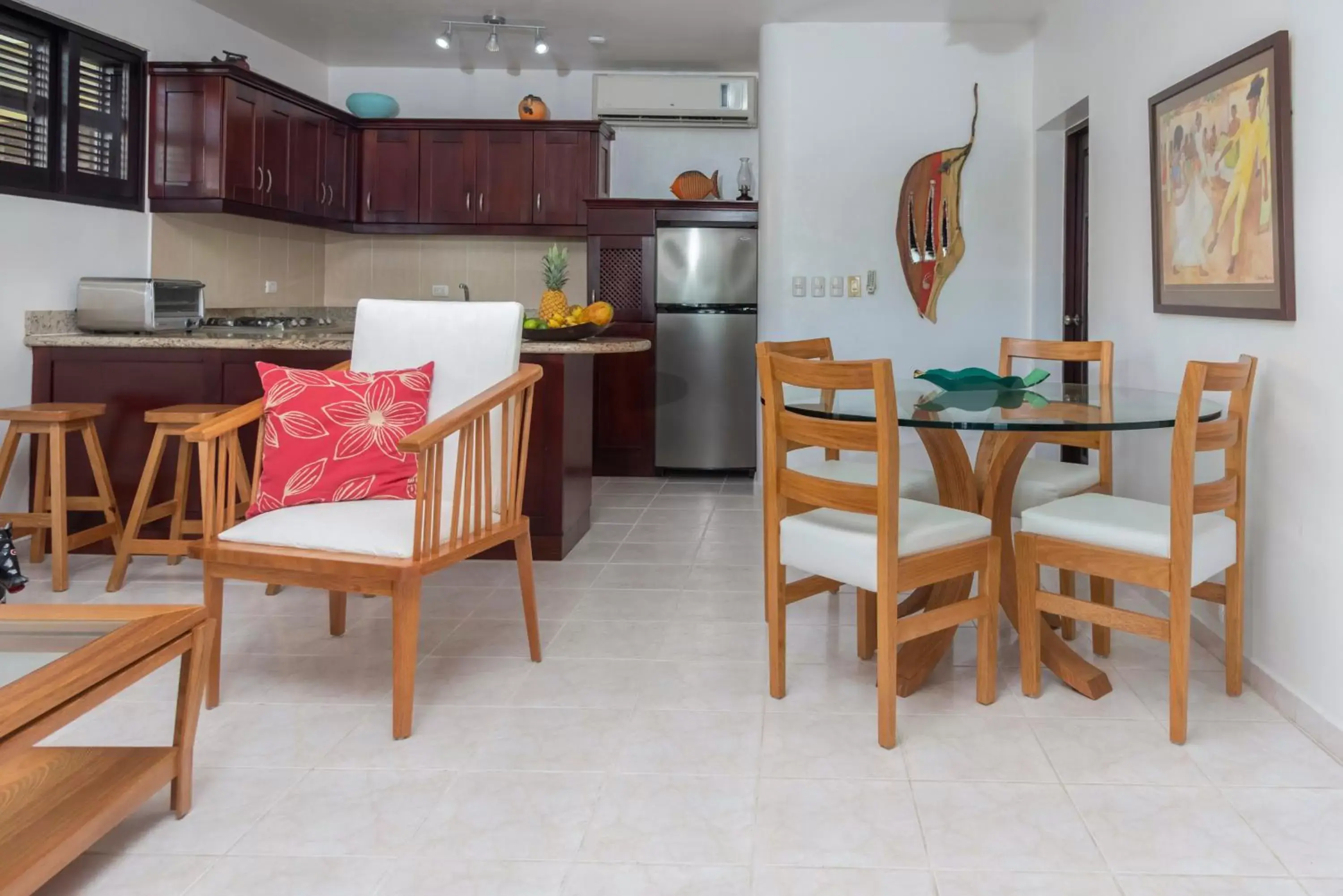 Dining Area in Cabarete Palm Beach Condos