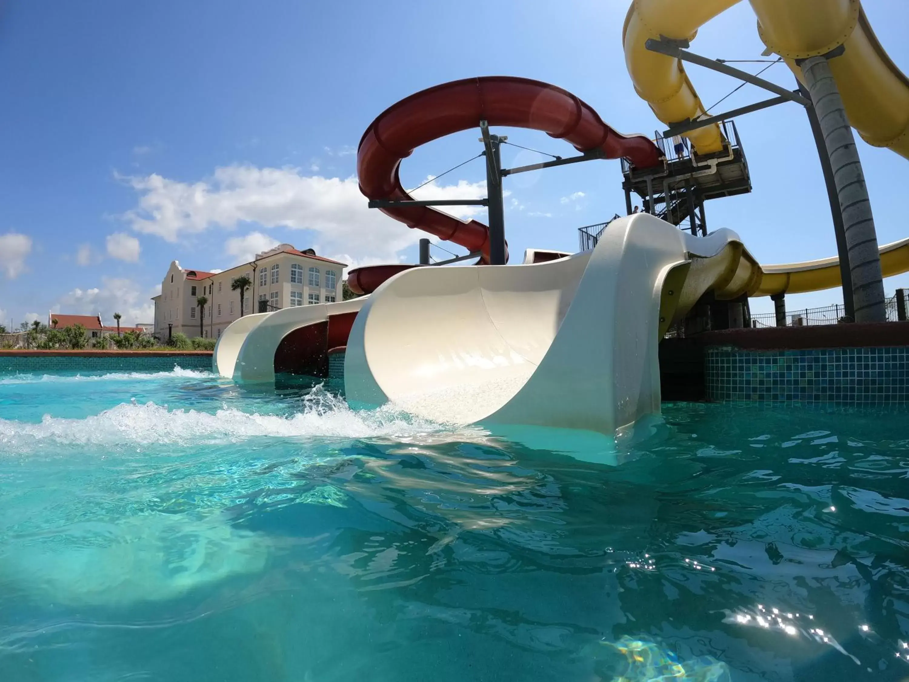 Children play ground, Water Park in Oasis Resort Gulfport