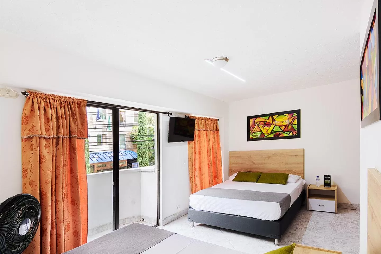 Bed in Hotel Balcones del Estadio