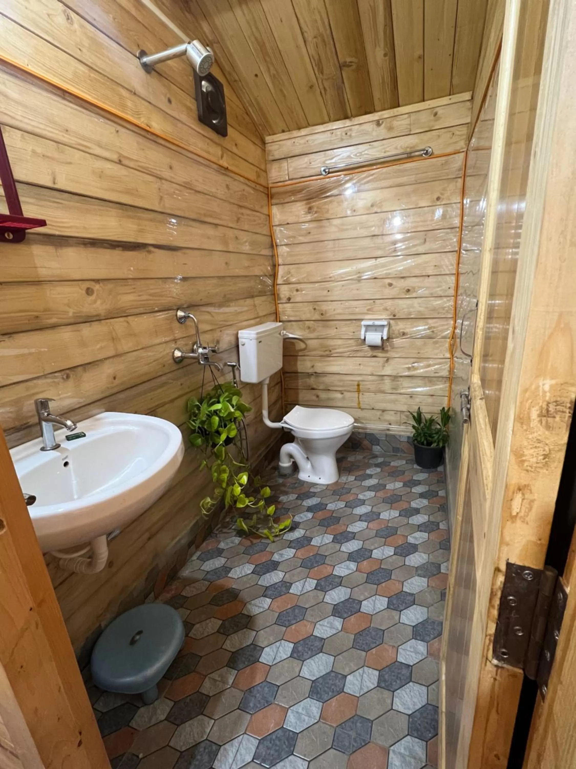 Bathroom in Happy Shack Beach And Wooden Huts