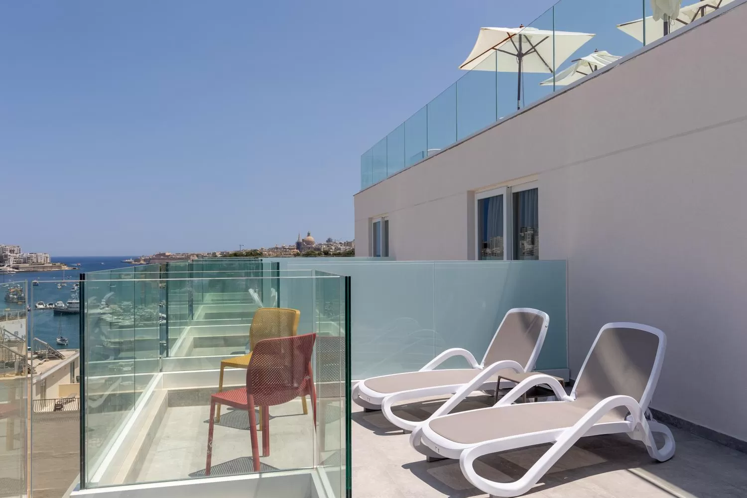 Balcony/Terrace in Alavits Hotel by ST Hotels