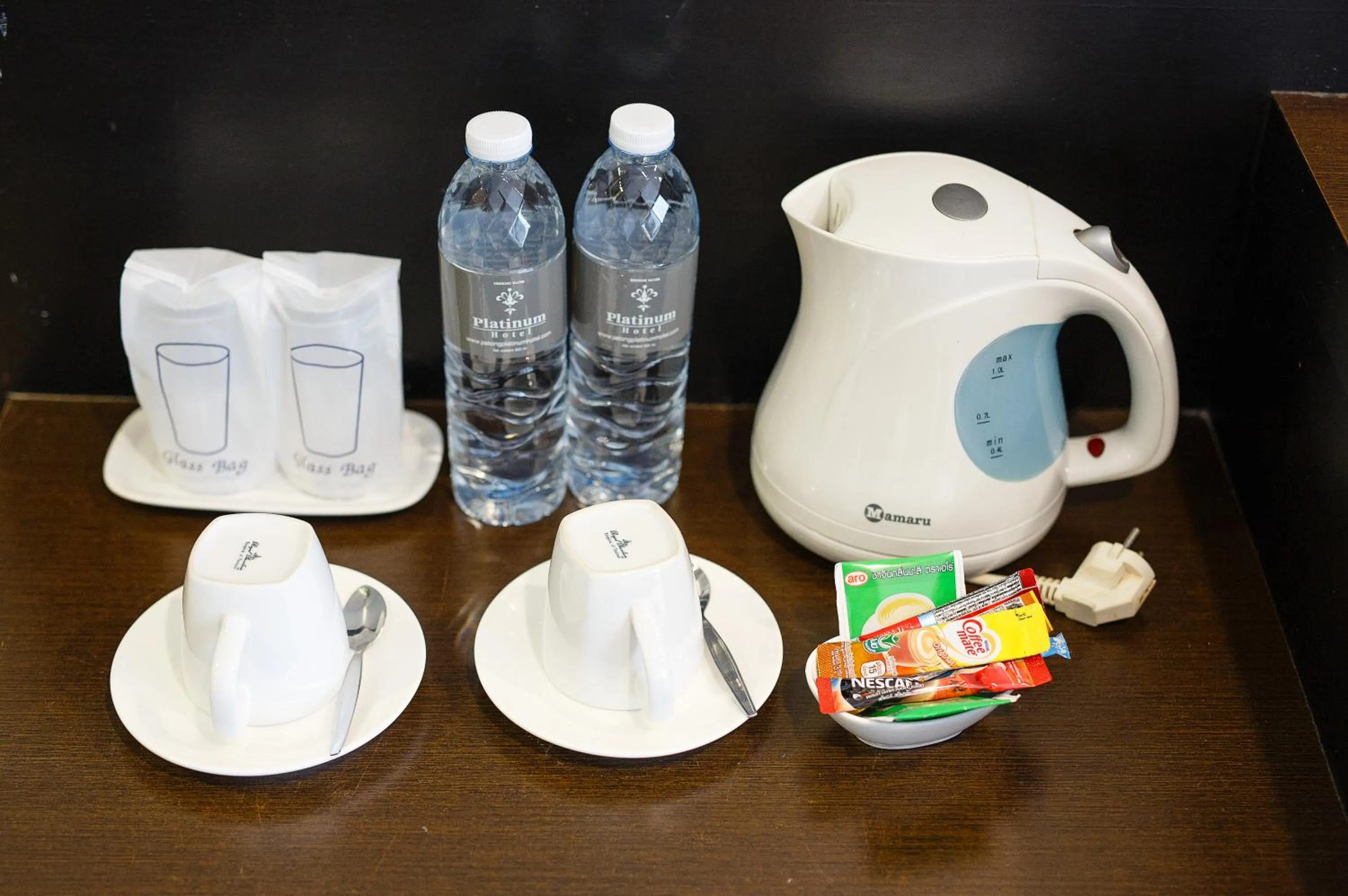 Coffee/tea facilities in Platinum Hotel and Apartments