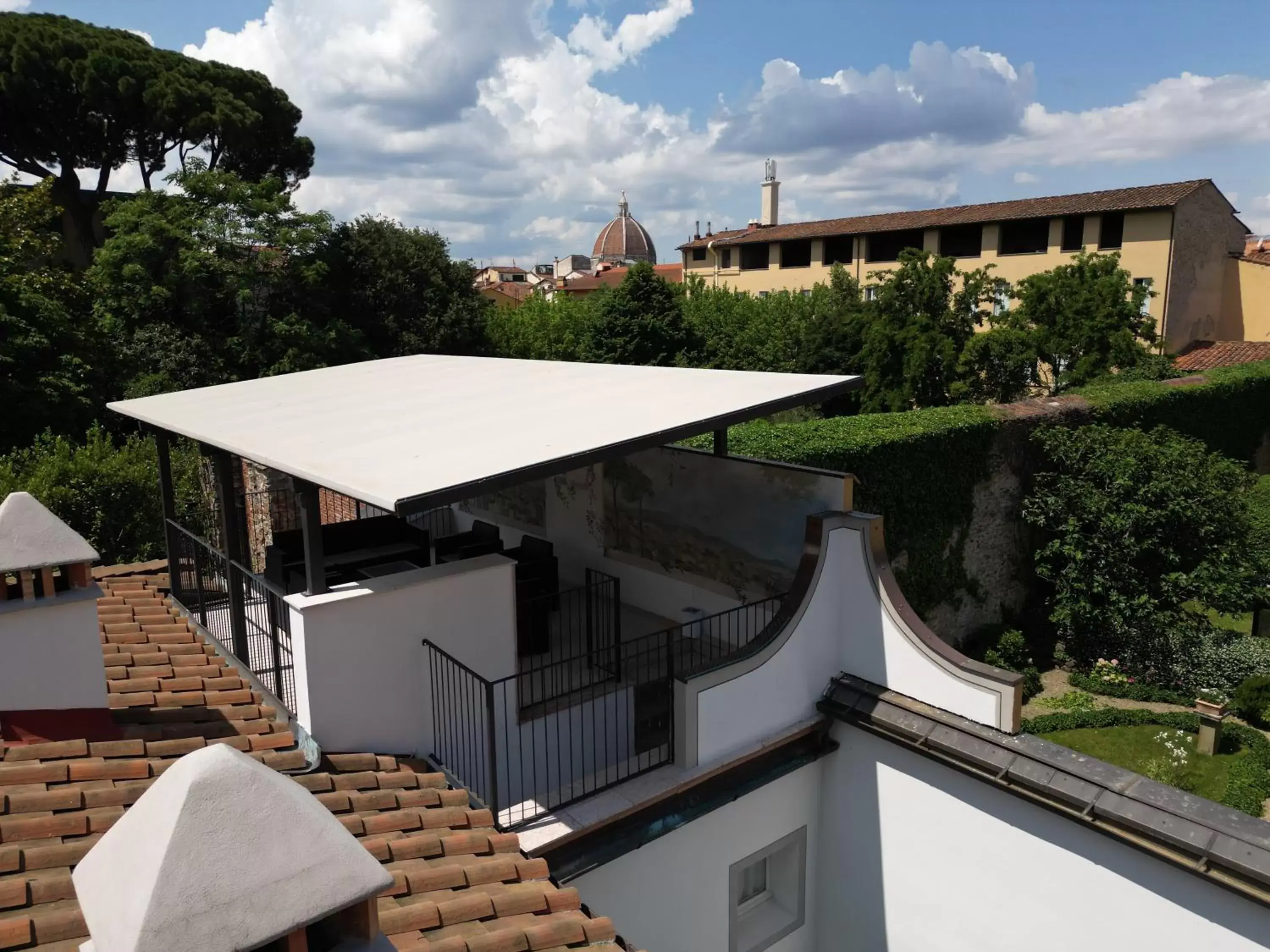 Balcony/Terrace, Pool View in Villa Tortorelli