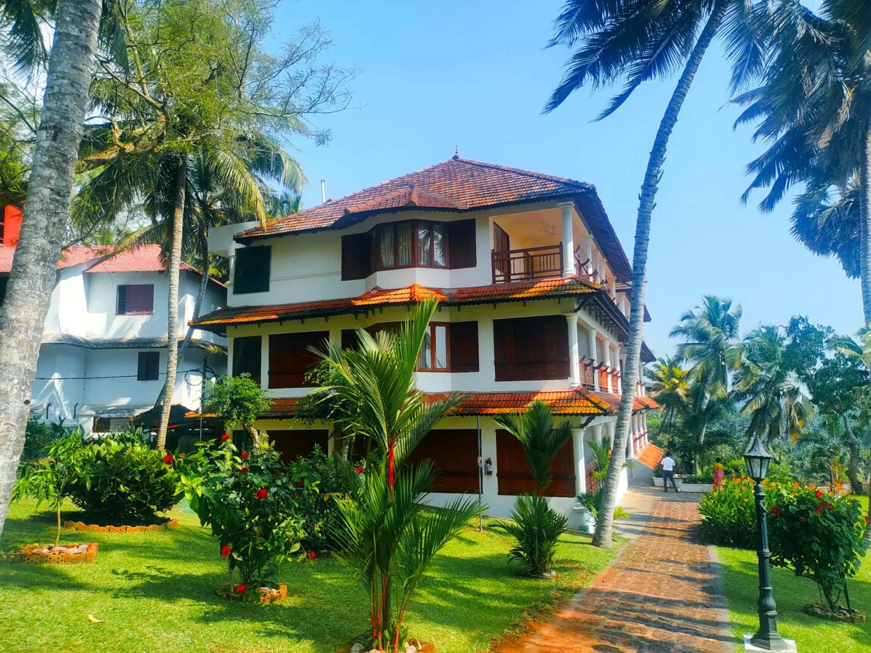 Facade/entrance, Property Building in The Travancore Heritage Beach Resort