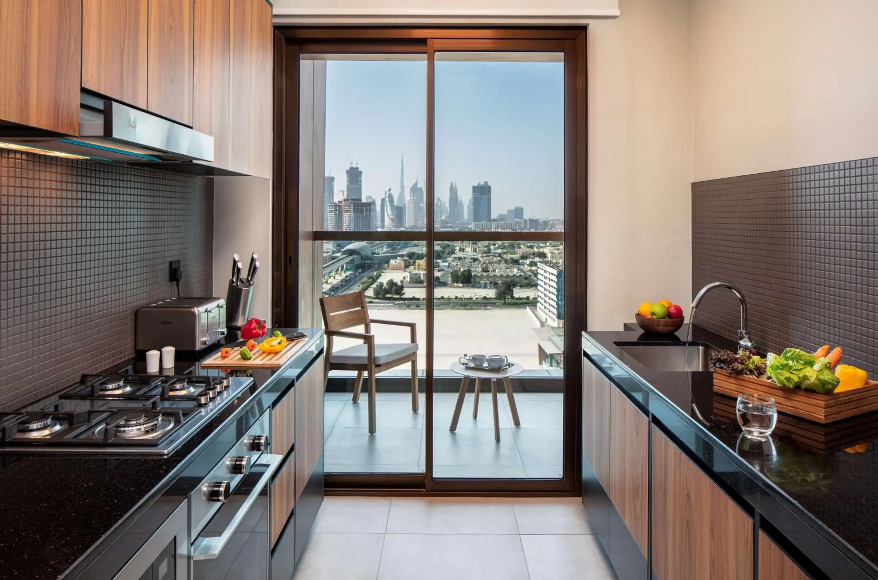 Kitchen or kitchenette, Kitchen/Kitchenette in DoubleTree by Hilton Dubai M Square Hotel & Residences