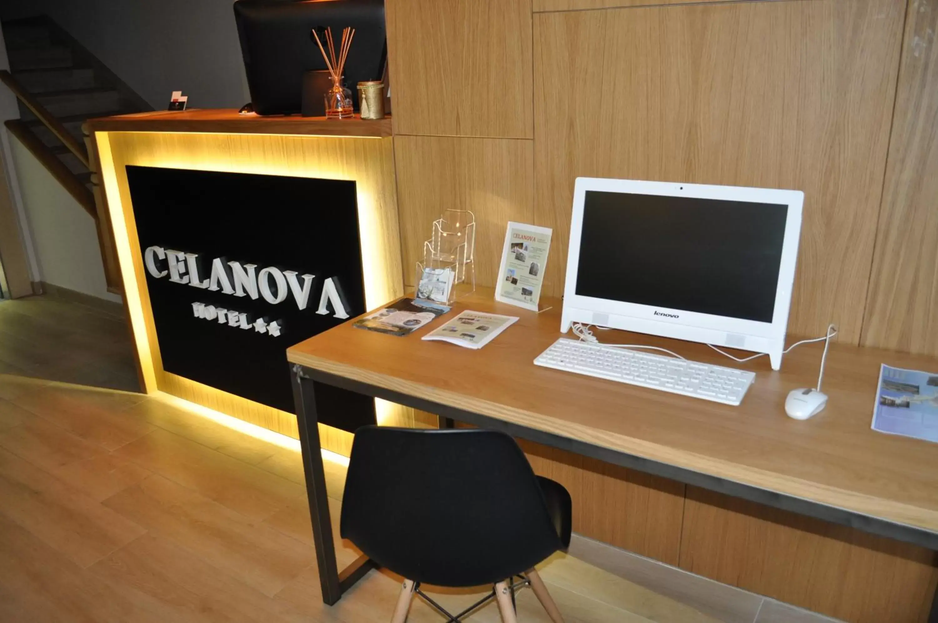 Lobby or reception in Hotel Celanova