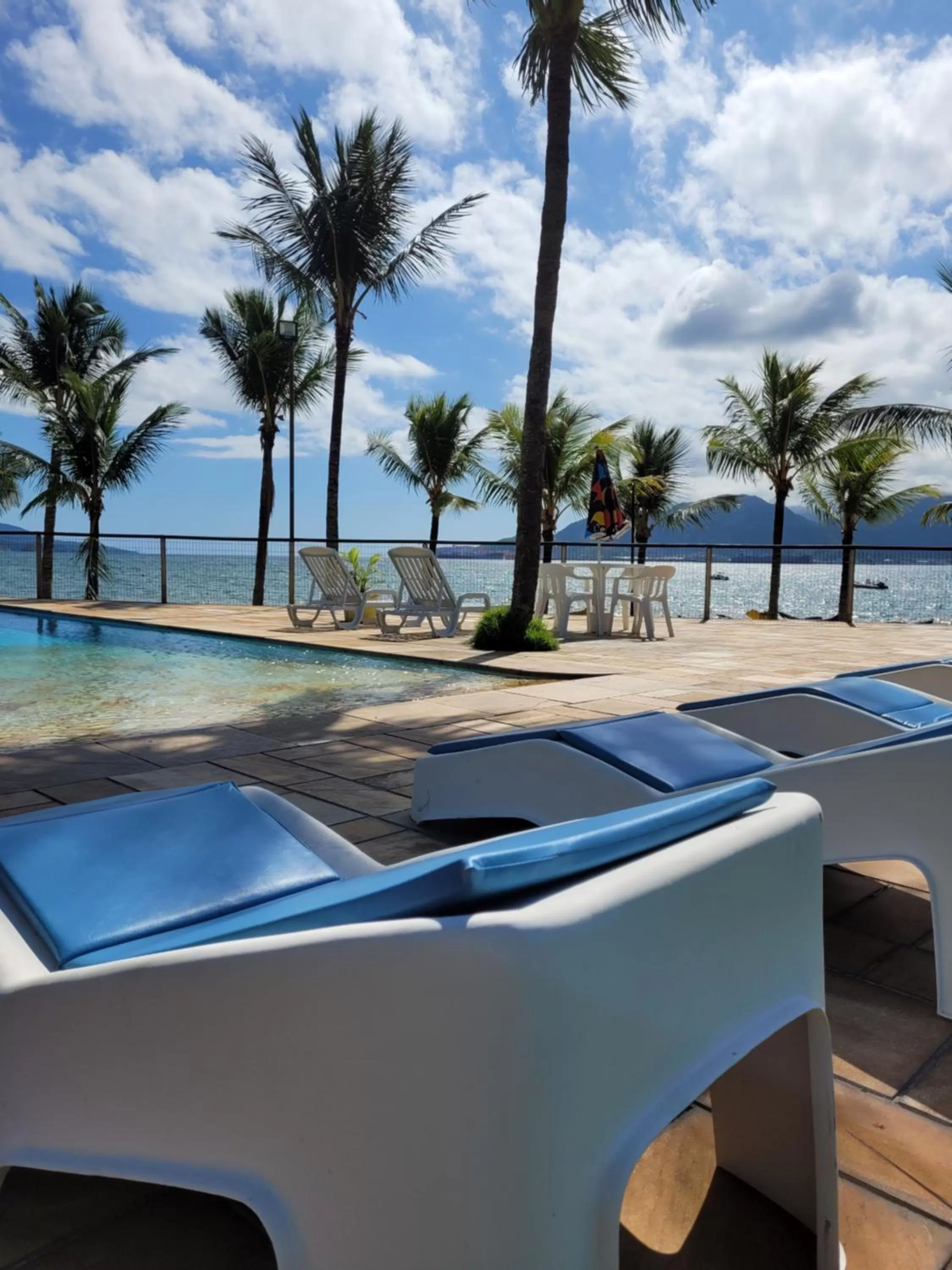 Pool view in Pousada Casa Amarela