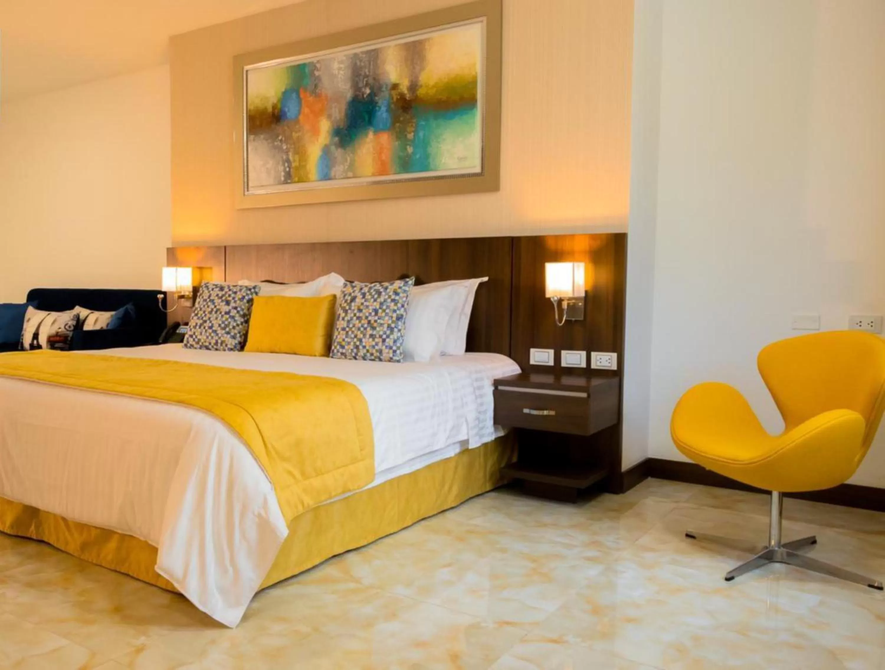 Bed in Hotel Real Elim International