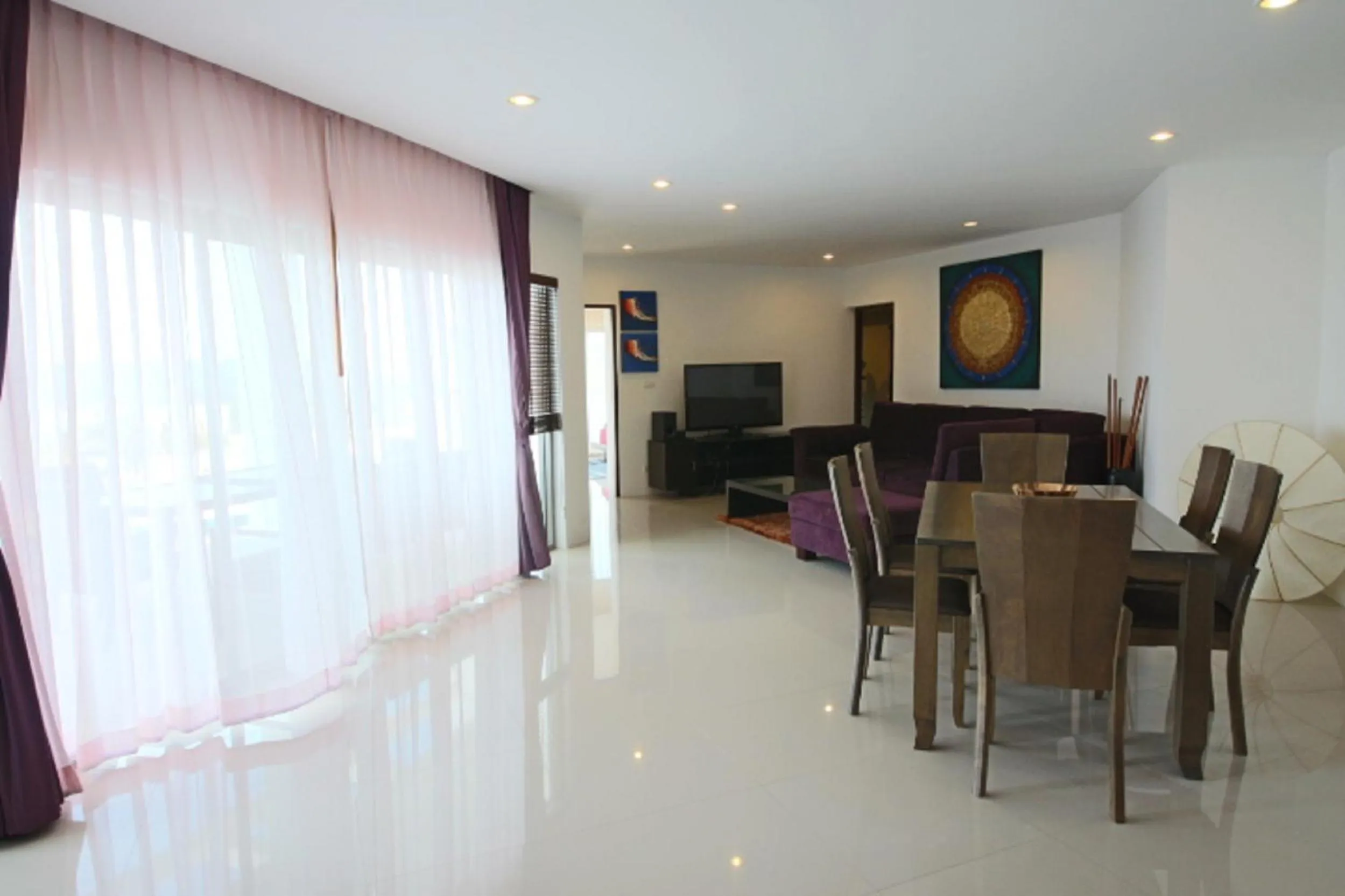 Living room in Tropical Sea View Residence