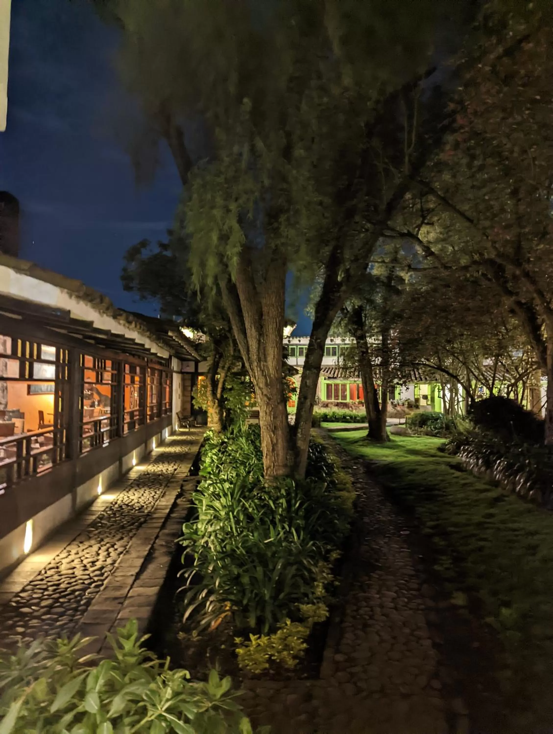 Property building in Posada Cafe La Huerta