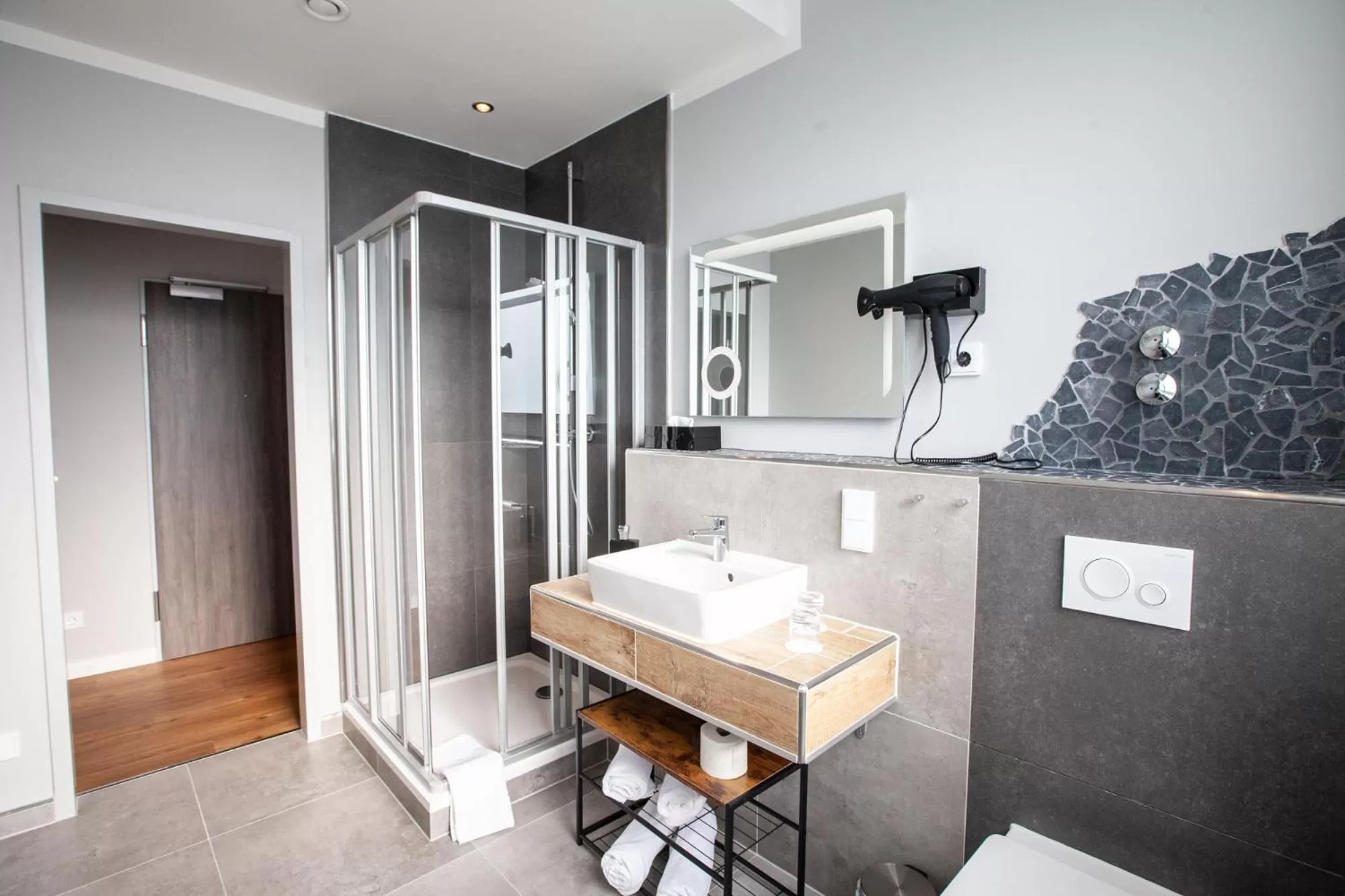 Bathroom in DORMERO Hotel Bremen