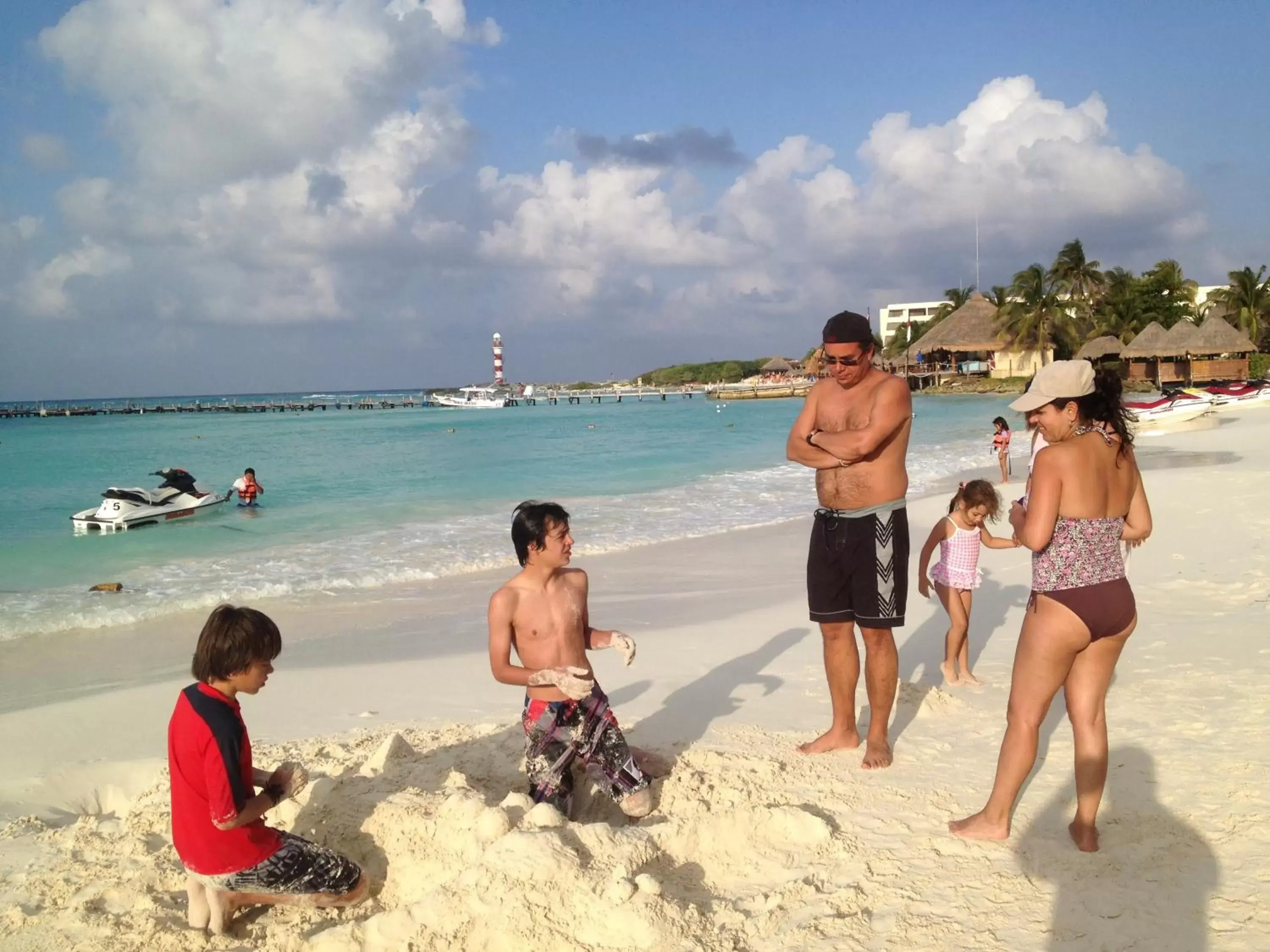 Beach, Family in BSEA Cancun Plaza Hotel