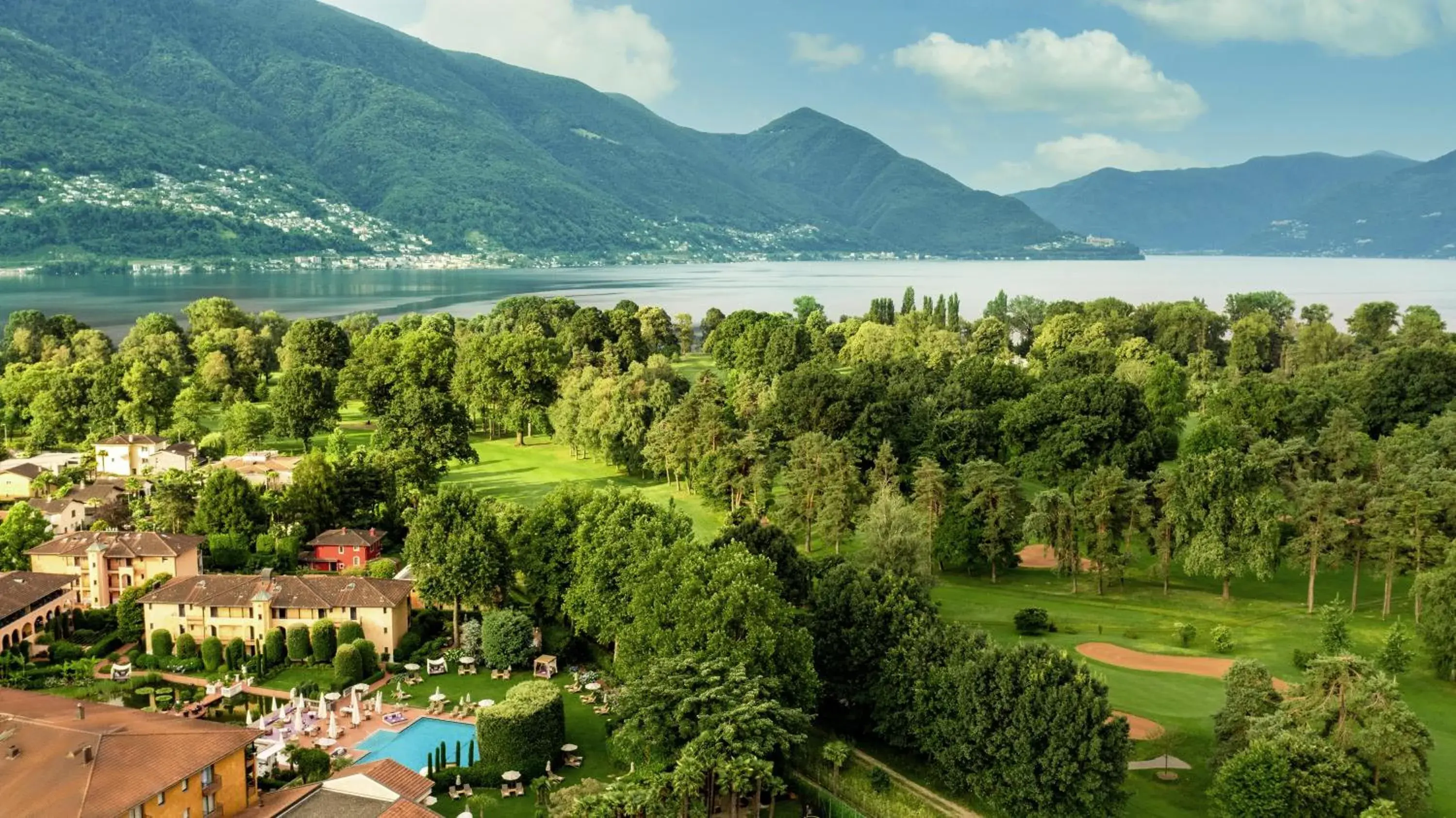 Garden view, Bird's-eye View in Giardino Ascona