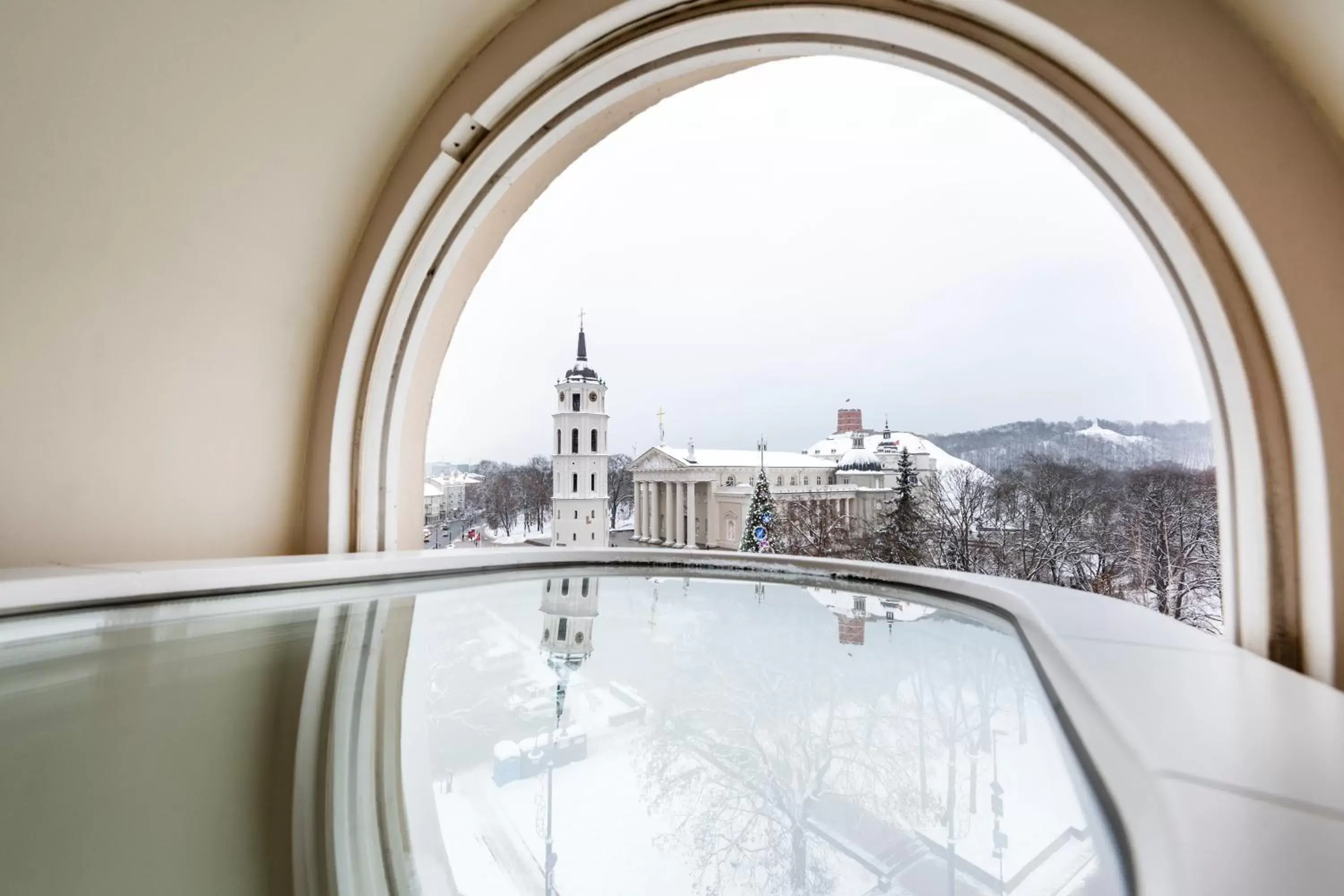 City view in Grand Hotel Kempinski Vilnius