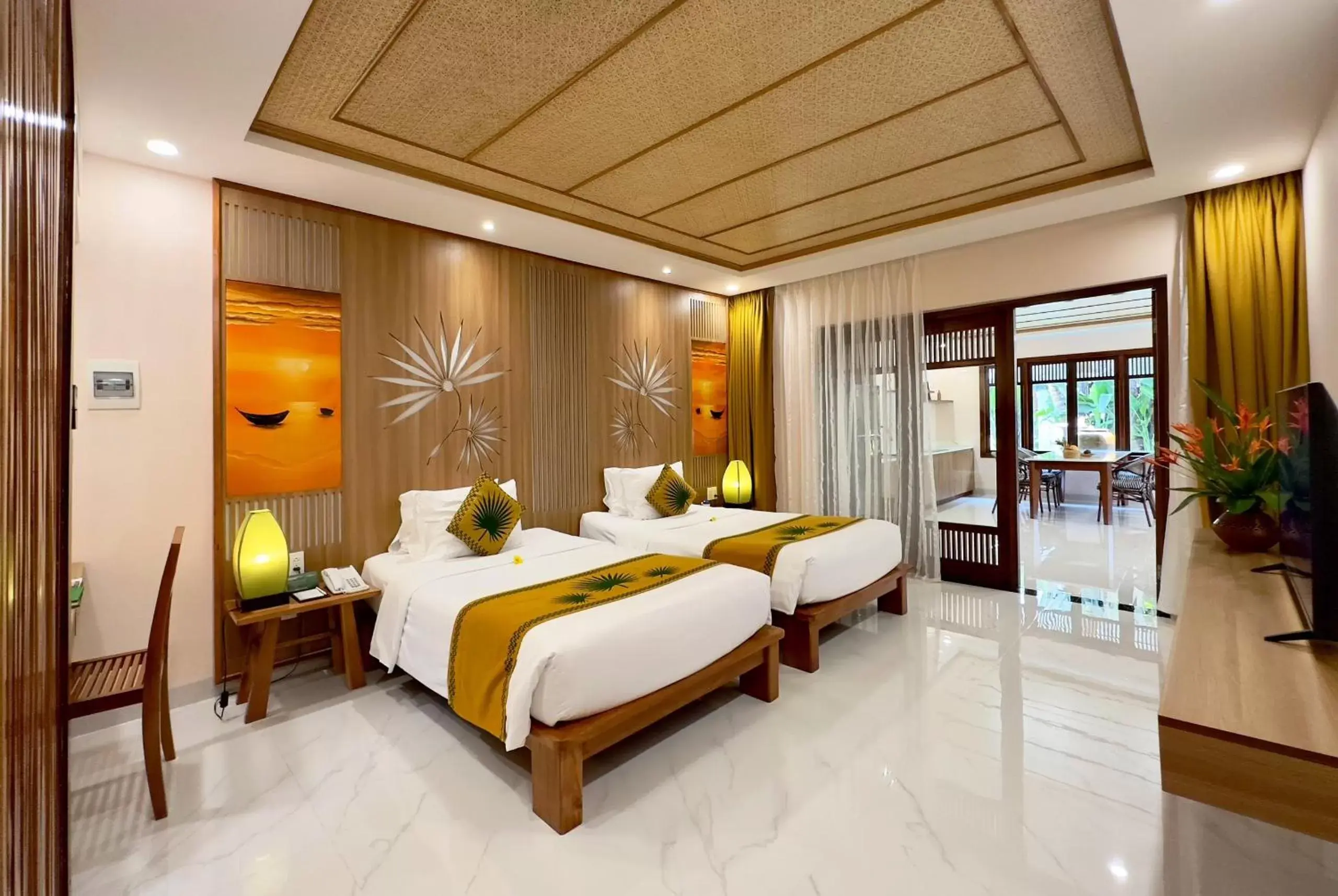Bedroom in Palm Garden Beach Resort & Spa