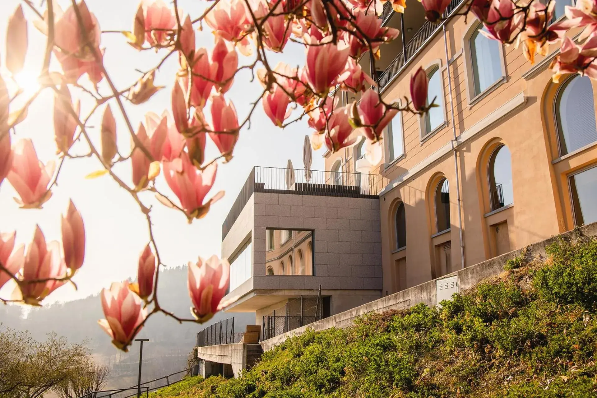 Facade/entrance, Property Building in Kurhaus Cademario Hotel & DOT Spa - Ticino Hotels Group