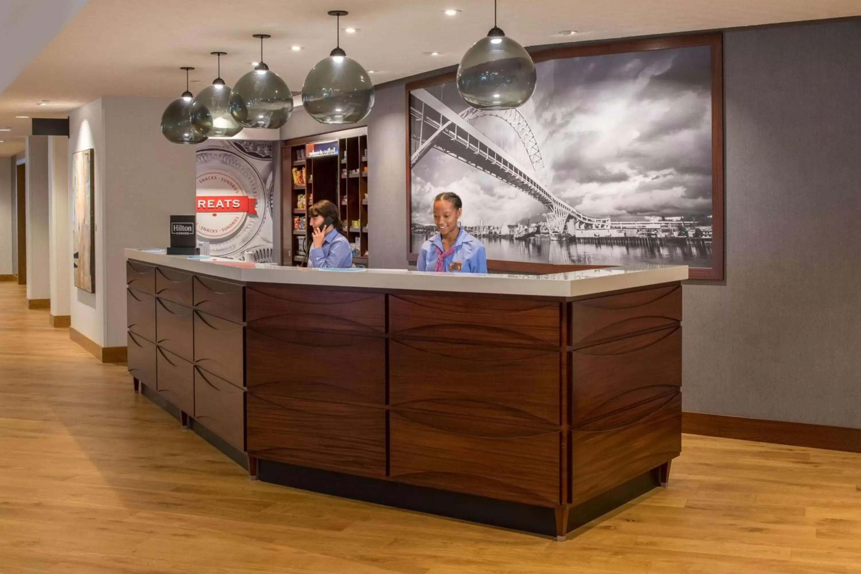 Lobby or reception in Hampton Inn And Suites By Hilton Portland-Pearl District