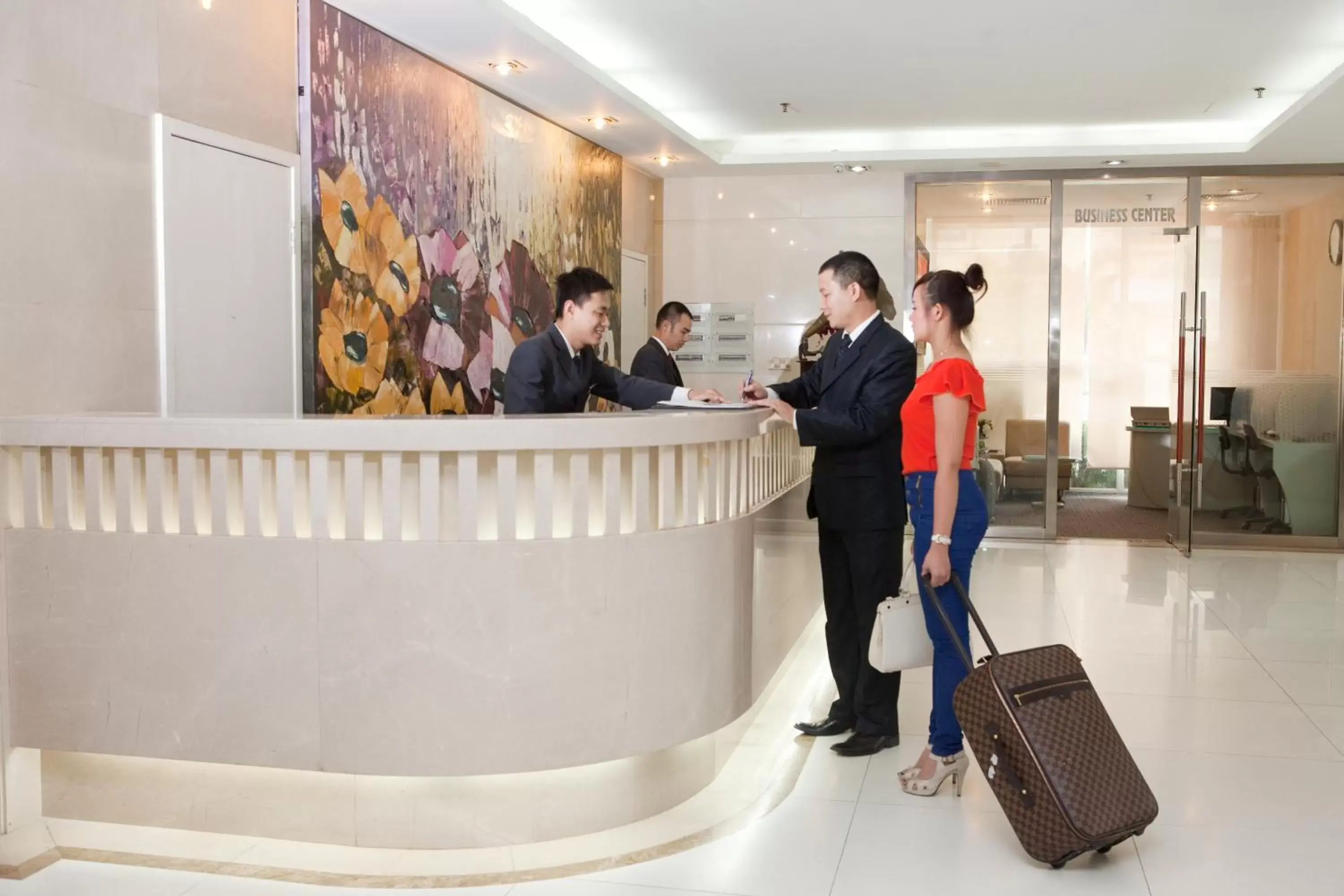 Staff in Bao Son International Hotel