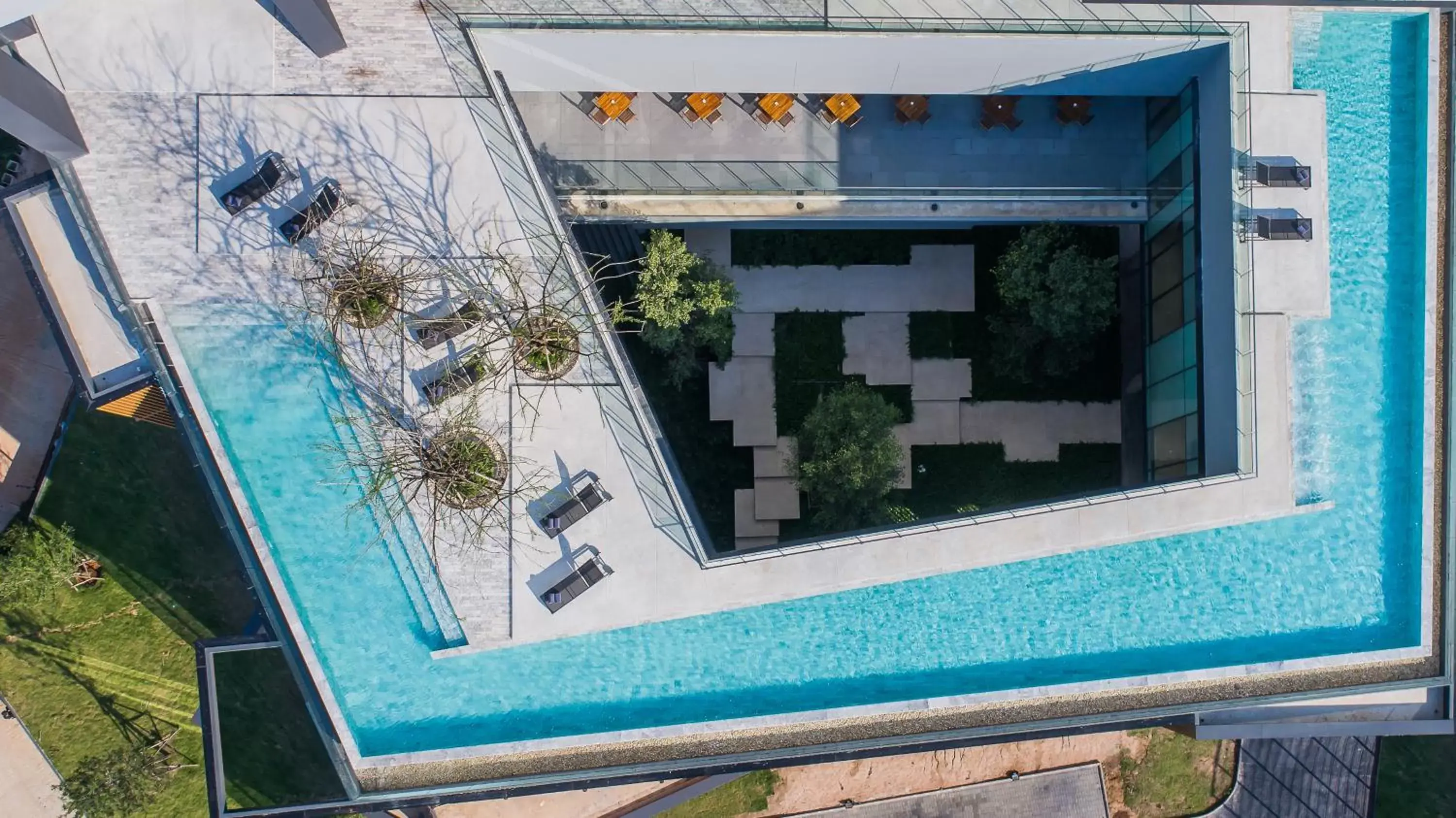 Bird's eye view, Pool View in Arize Hotel Sri Racha