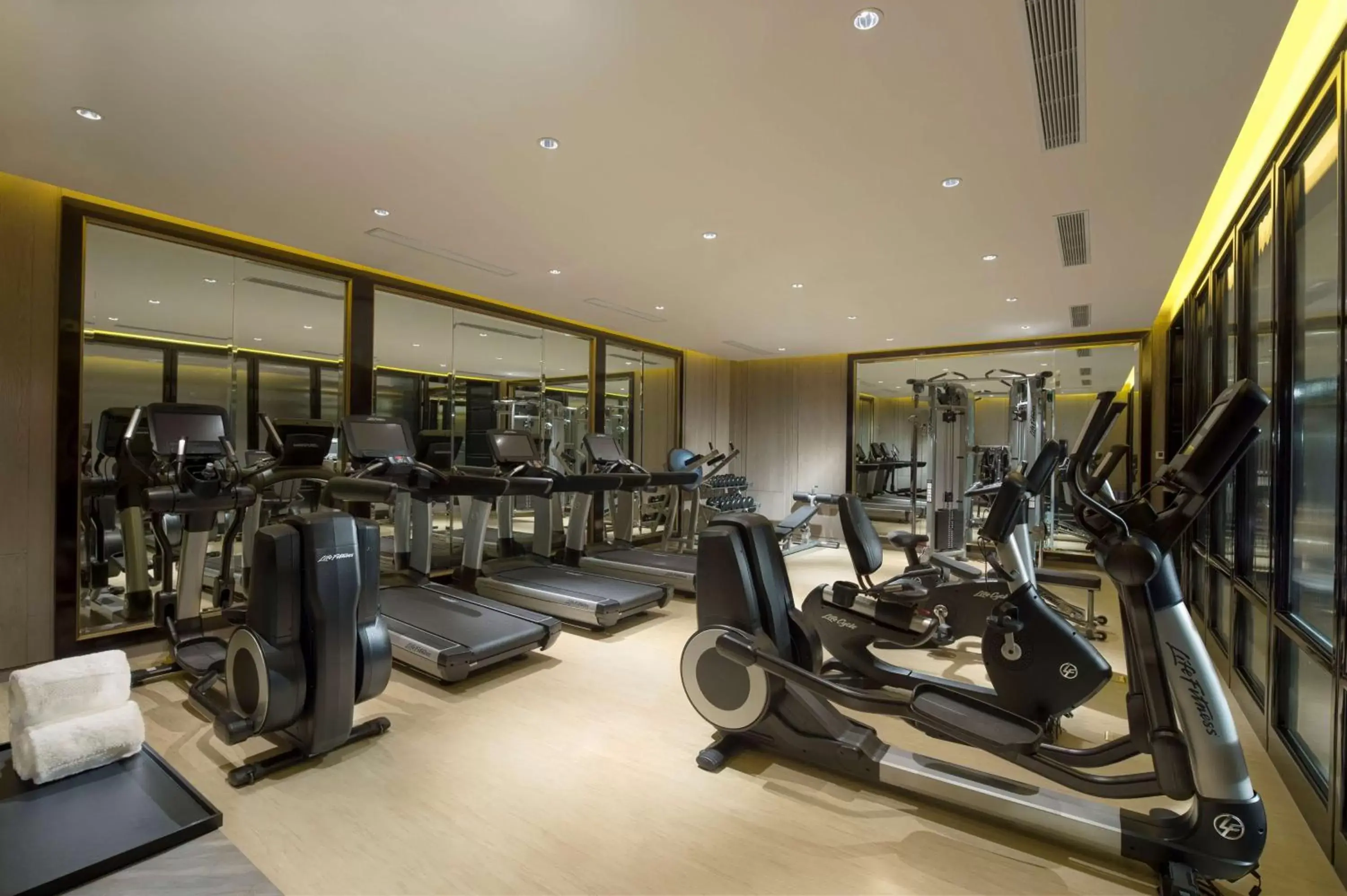 Fitness centre/facilities in Waldorf Astoria Beijing Fitness centre/facilities in Waldorf Astoria Beijing