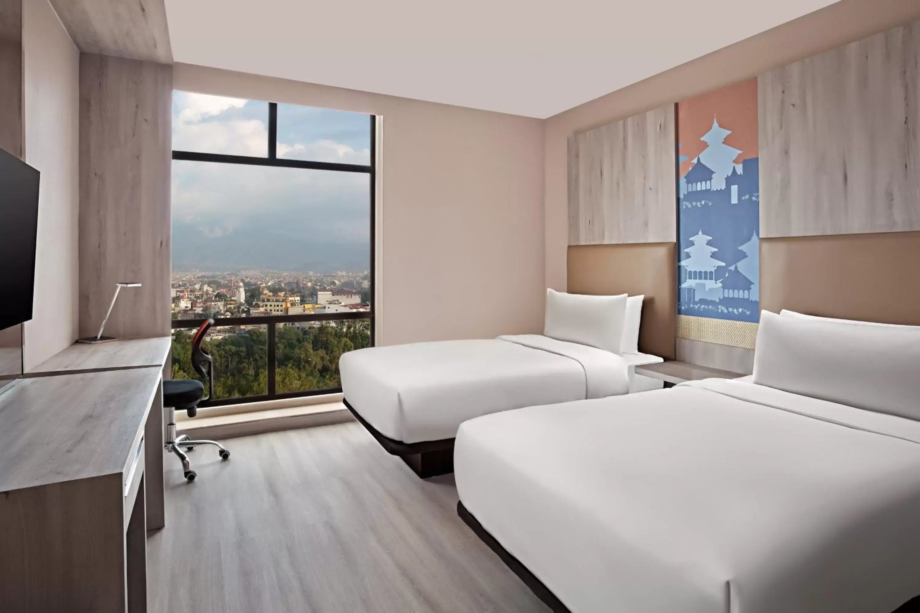 Photo of the whole room in Aloft Kathmandu Thamel