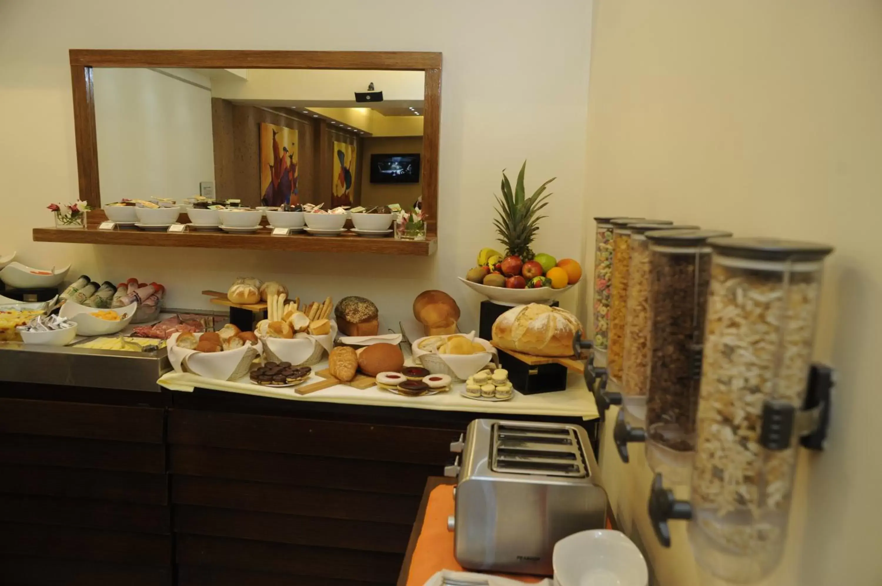 Buffet breakfast in Urban Suites Recoleta Boutique Hotel