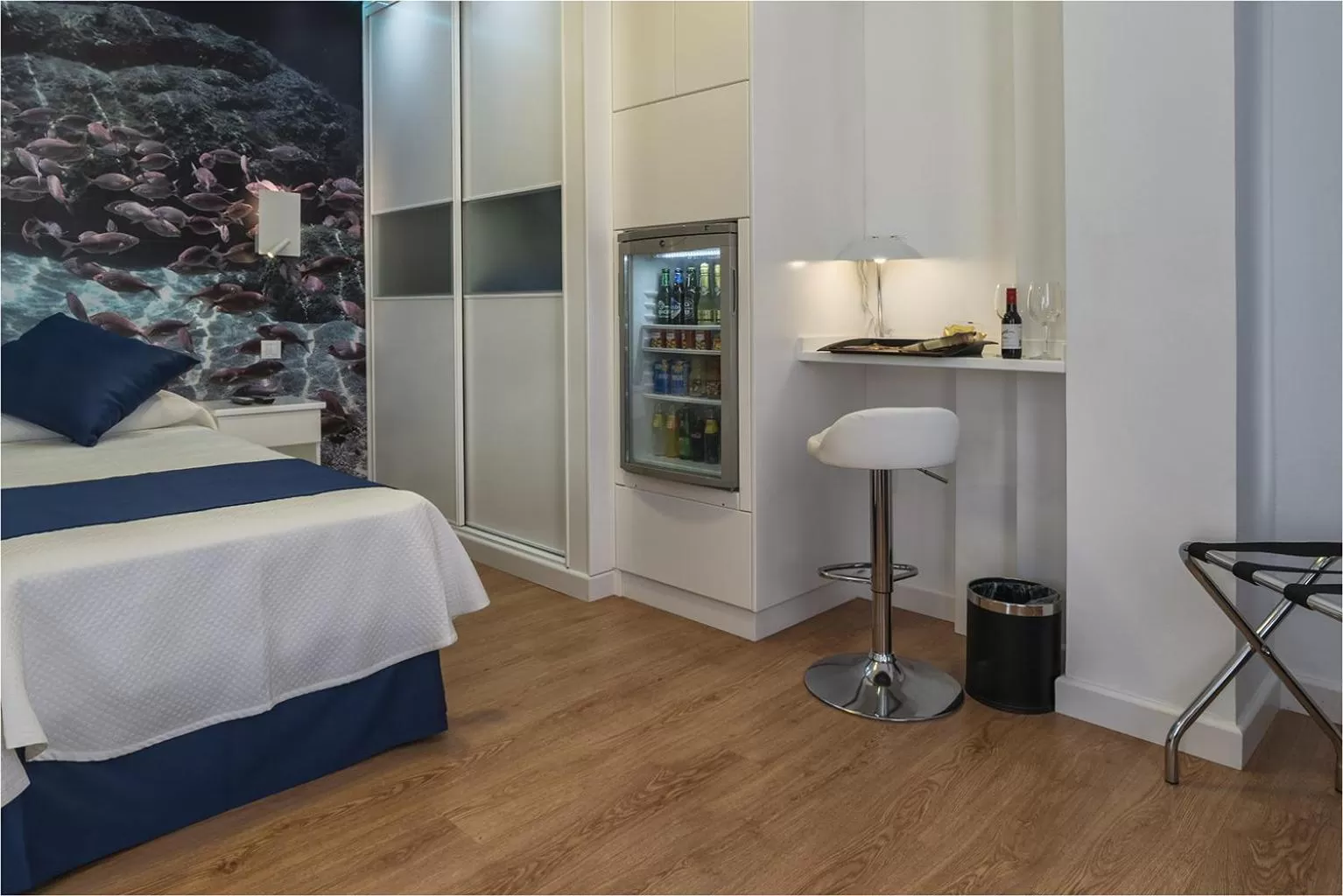 Bed in Hotel Ciudad del Mar