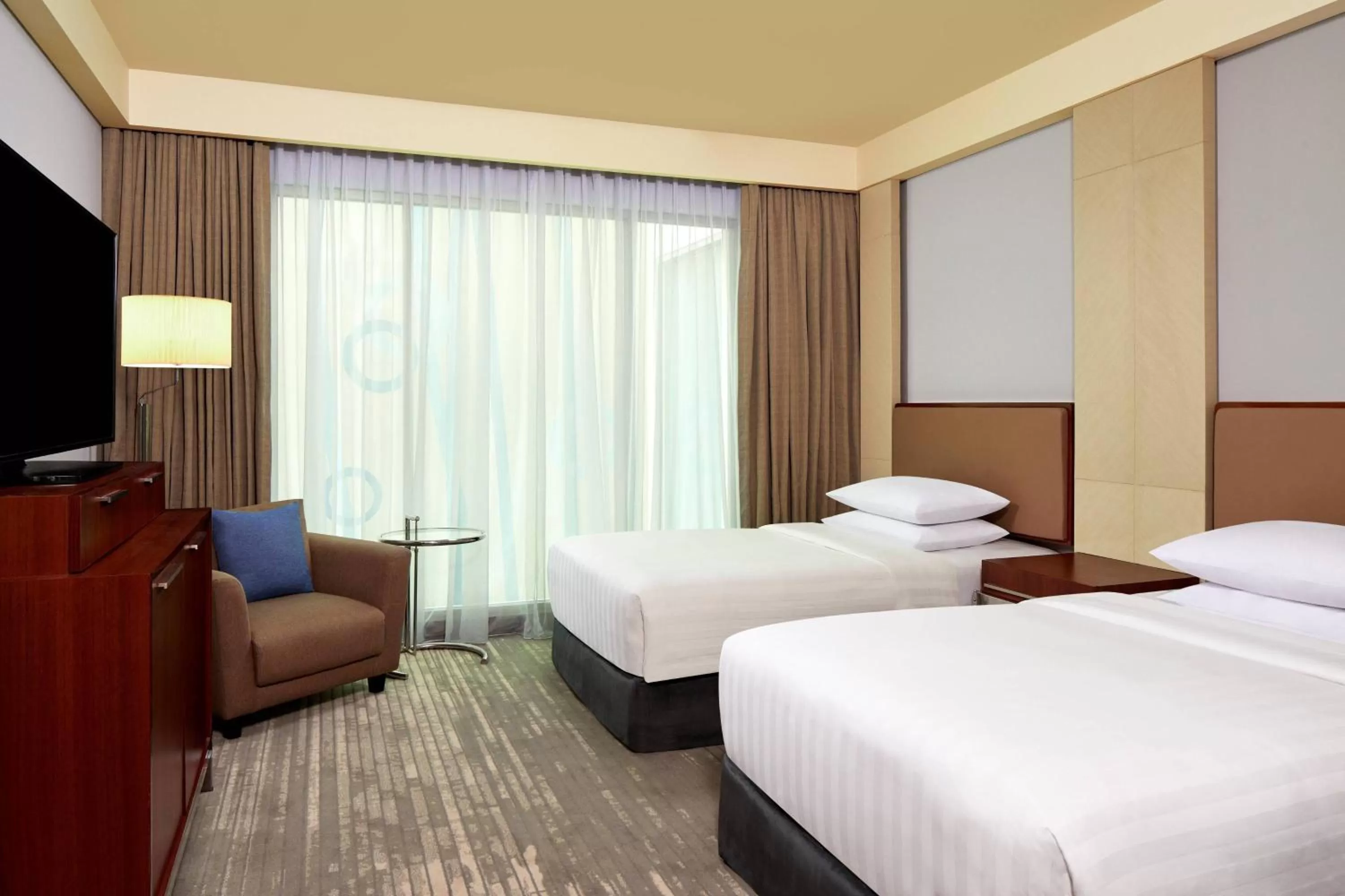 Photo of the whole room, Bed in Courtyard by Marriott Bandung Dago
